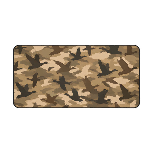 Camo Duck Silhouette Desk Mat