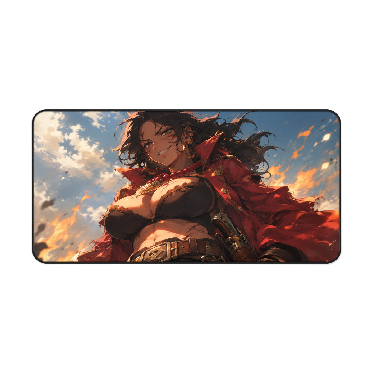 Flame Warrior Desk Mat