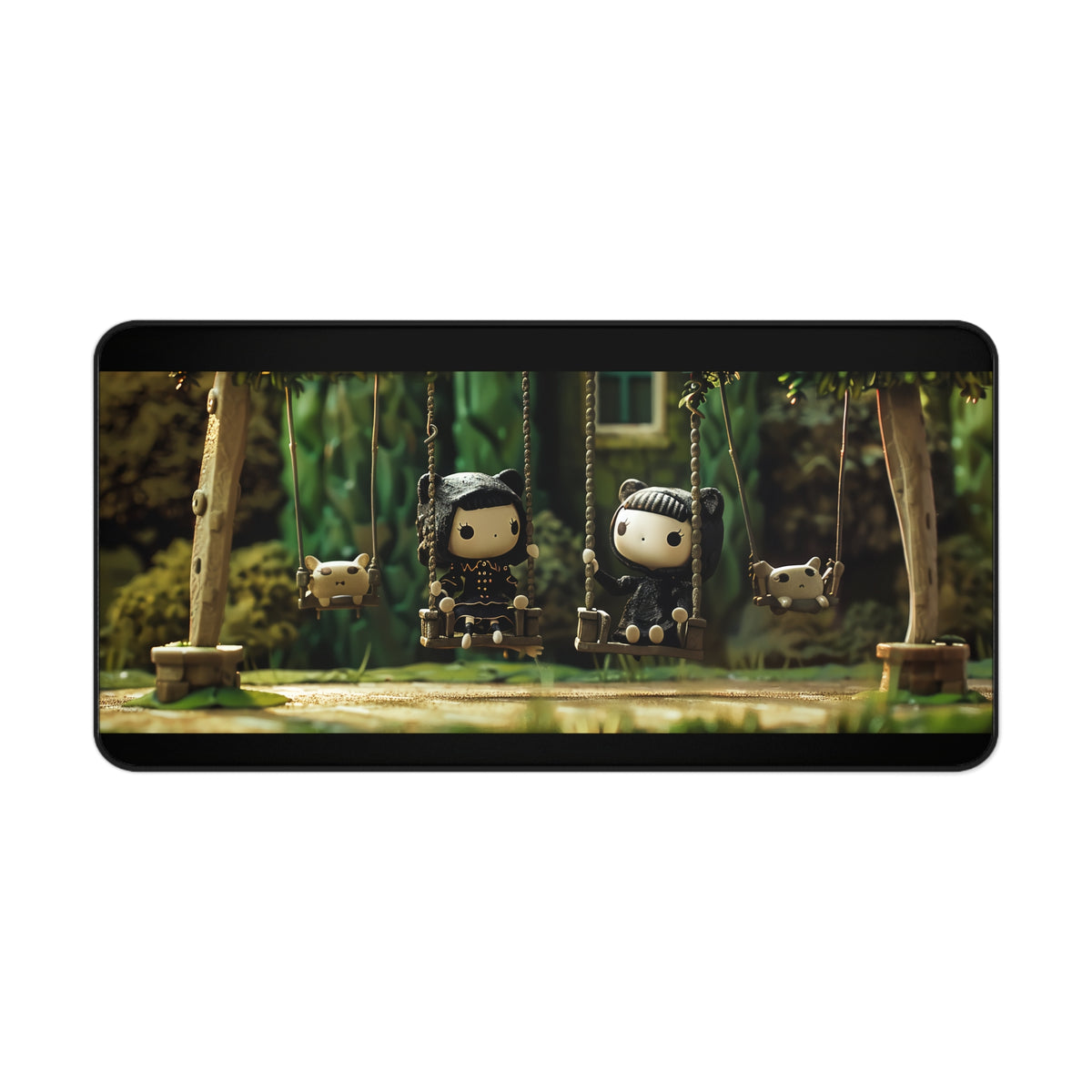 Whimsical Woodland Swing Desk Mat