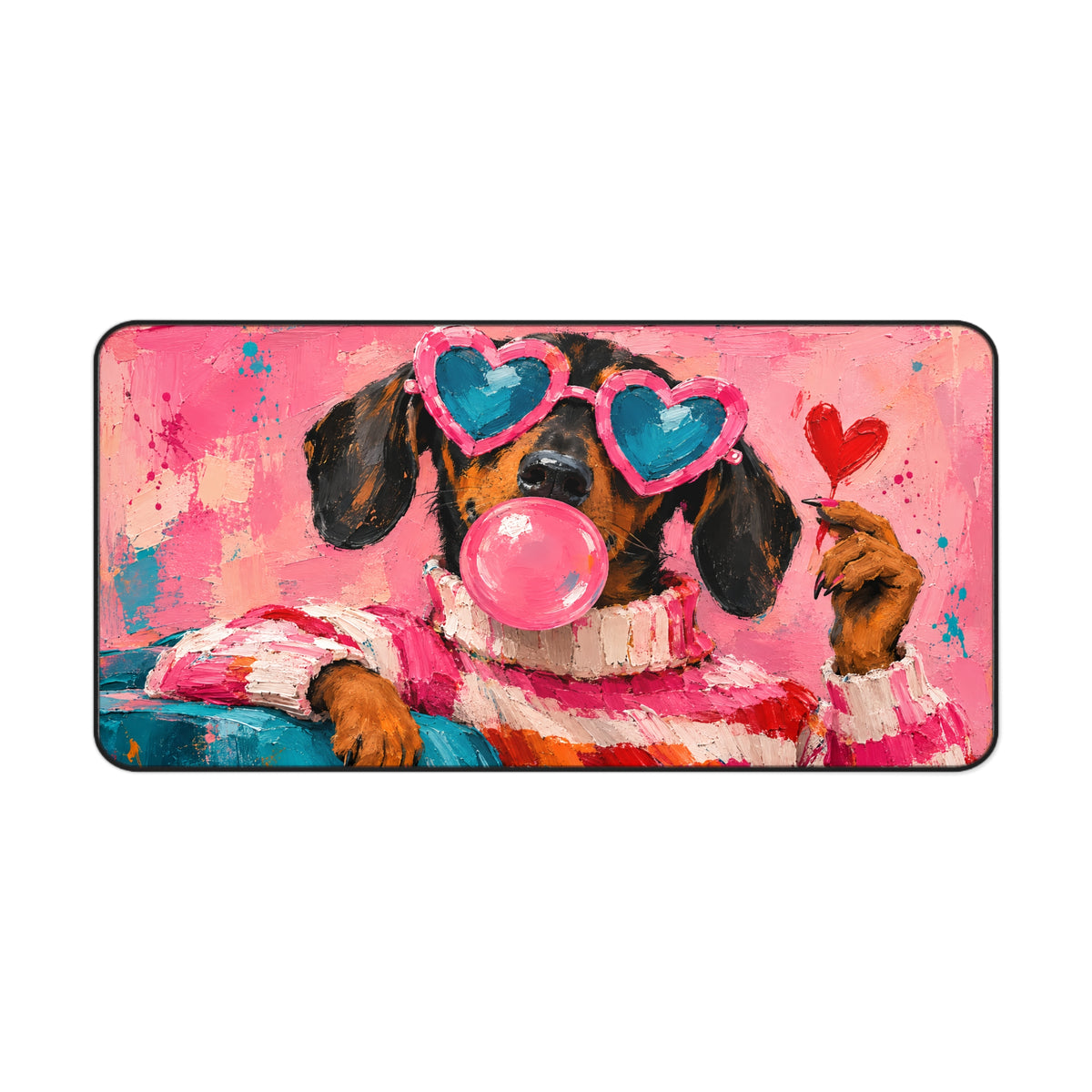 Sassy Dachshund Desk Mat