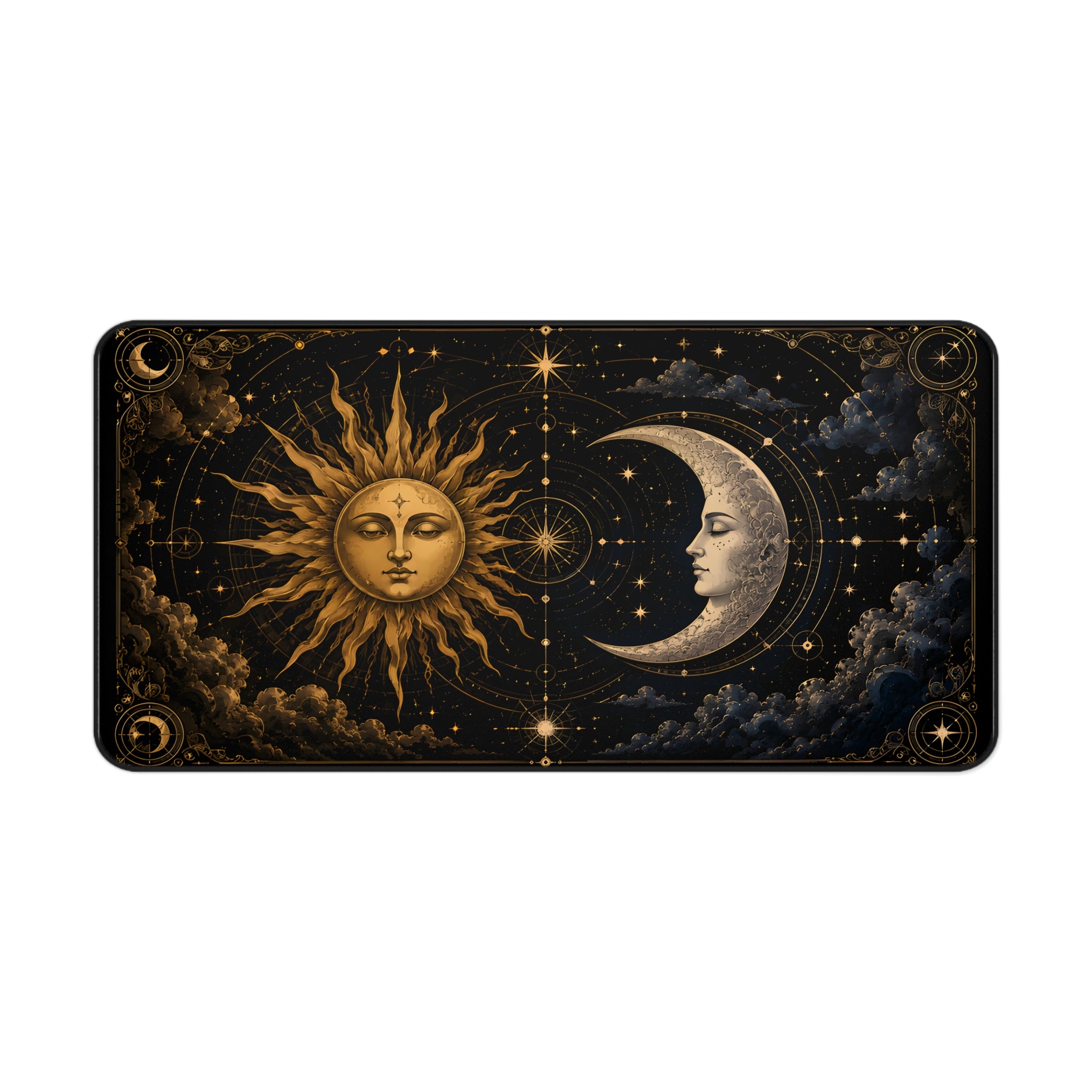 Celestial Sun & Moon Desk Mat