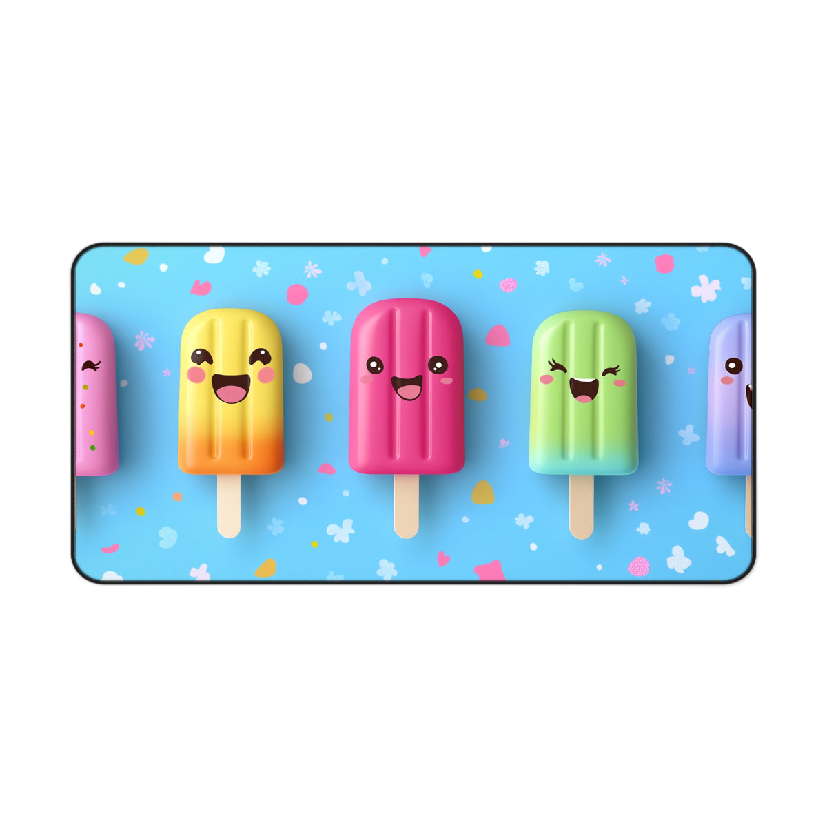 Cute Kawaii Popsicle Desk Mat