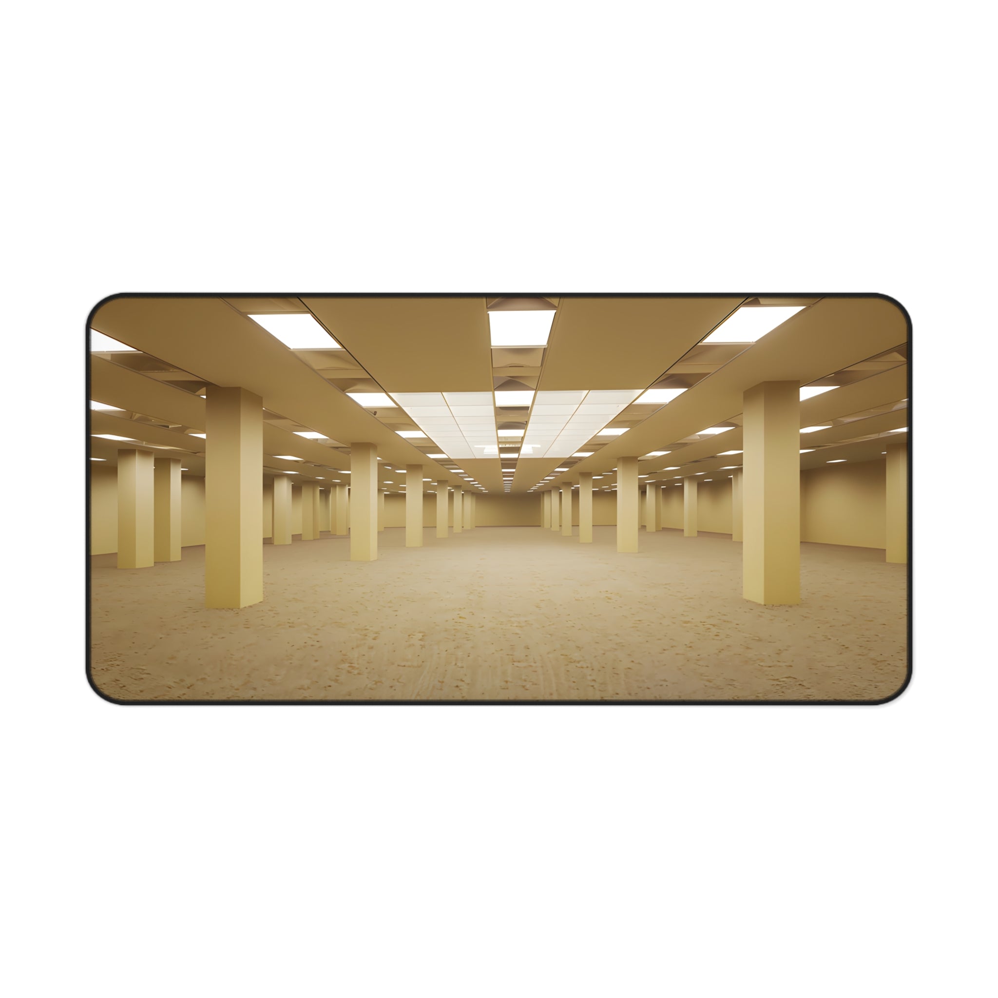 Minimal Beige  Underground Desk Mat