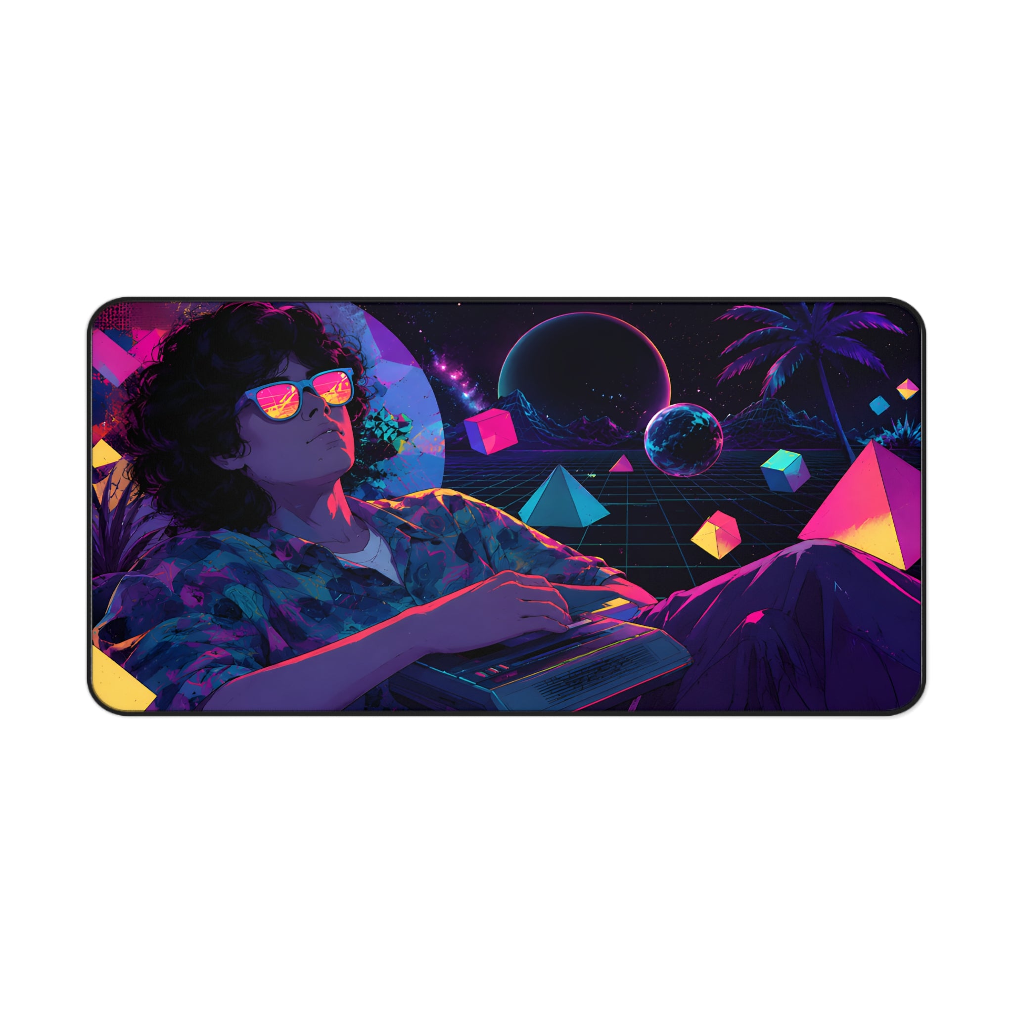 Neon Daydream Desk Mat