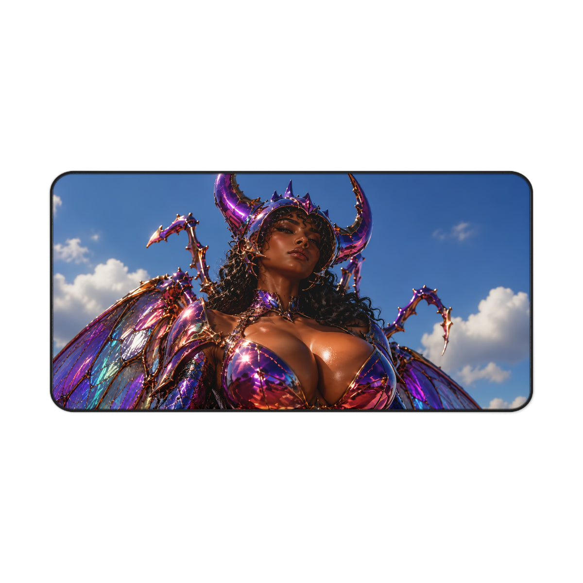Iridescent Demoness Desk Mat