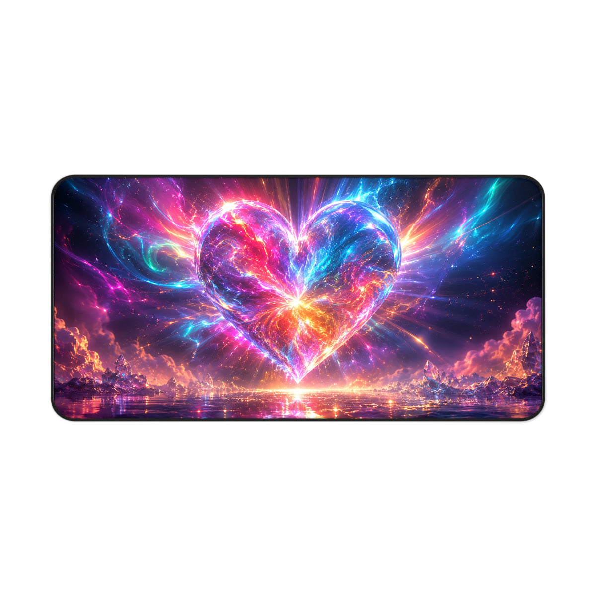 Cosmic Heart Desk Mat