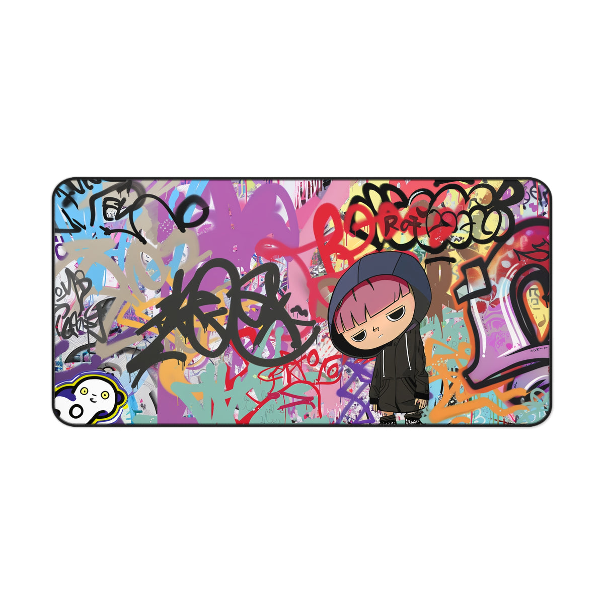 Graffiti Girl Desk Mat