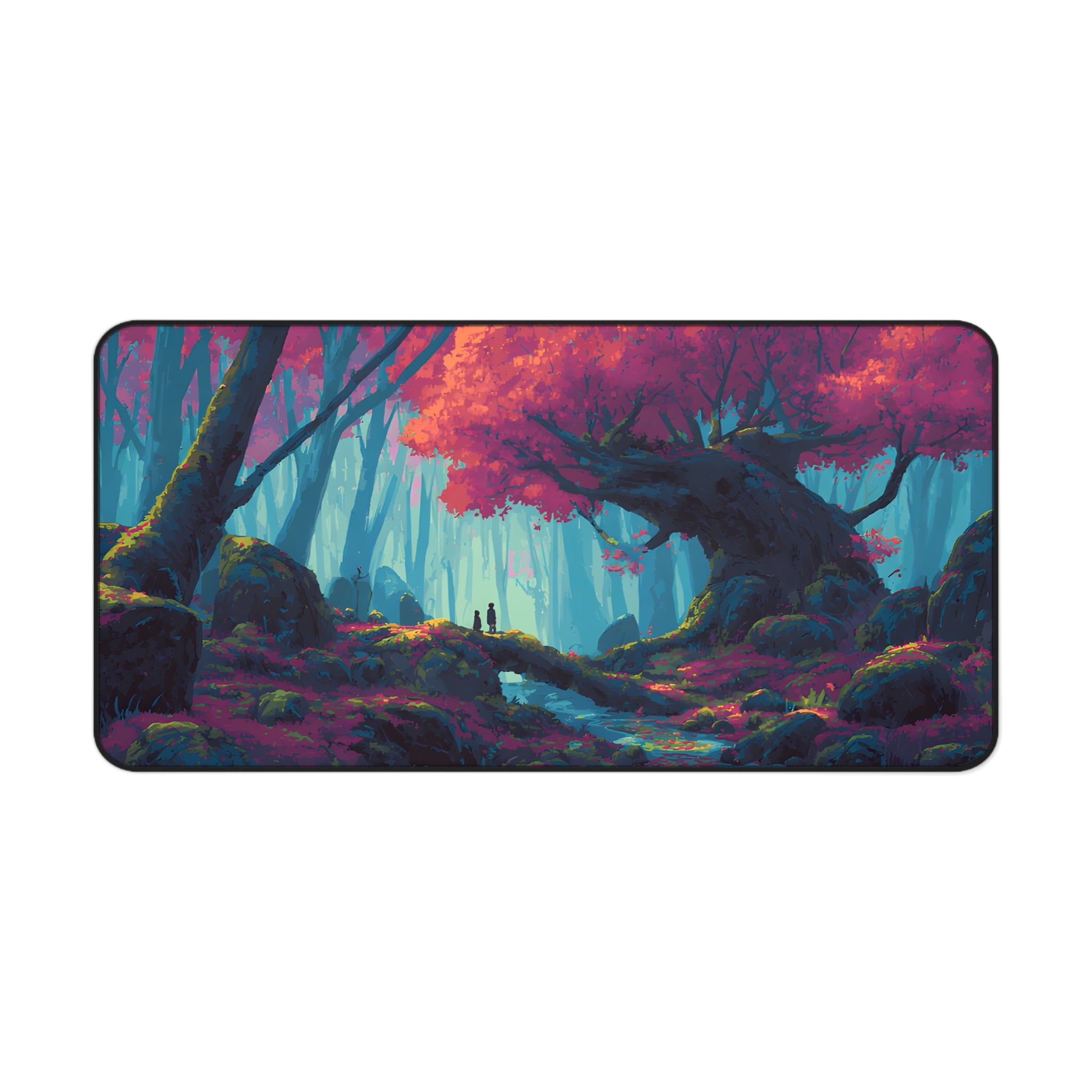 Vibrant Forest Desk Mat
