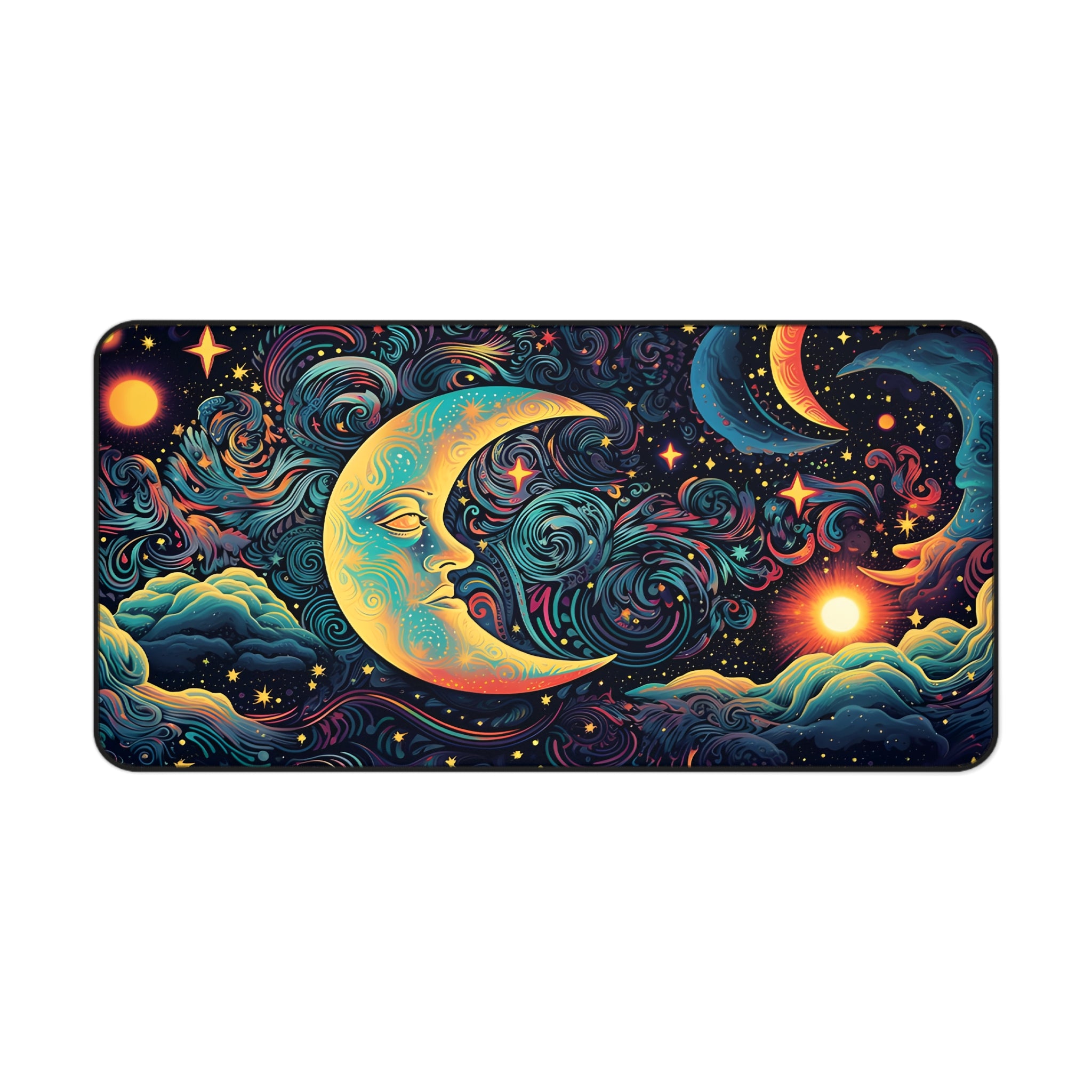 Celestial Moon & Stars Desk Mat