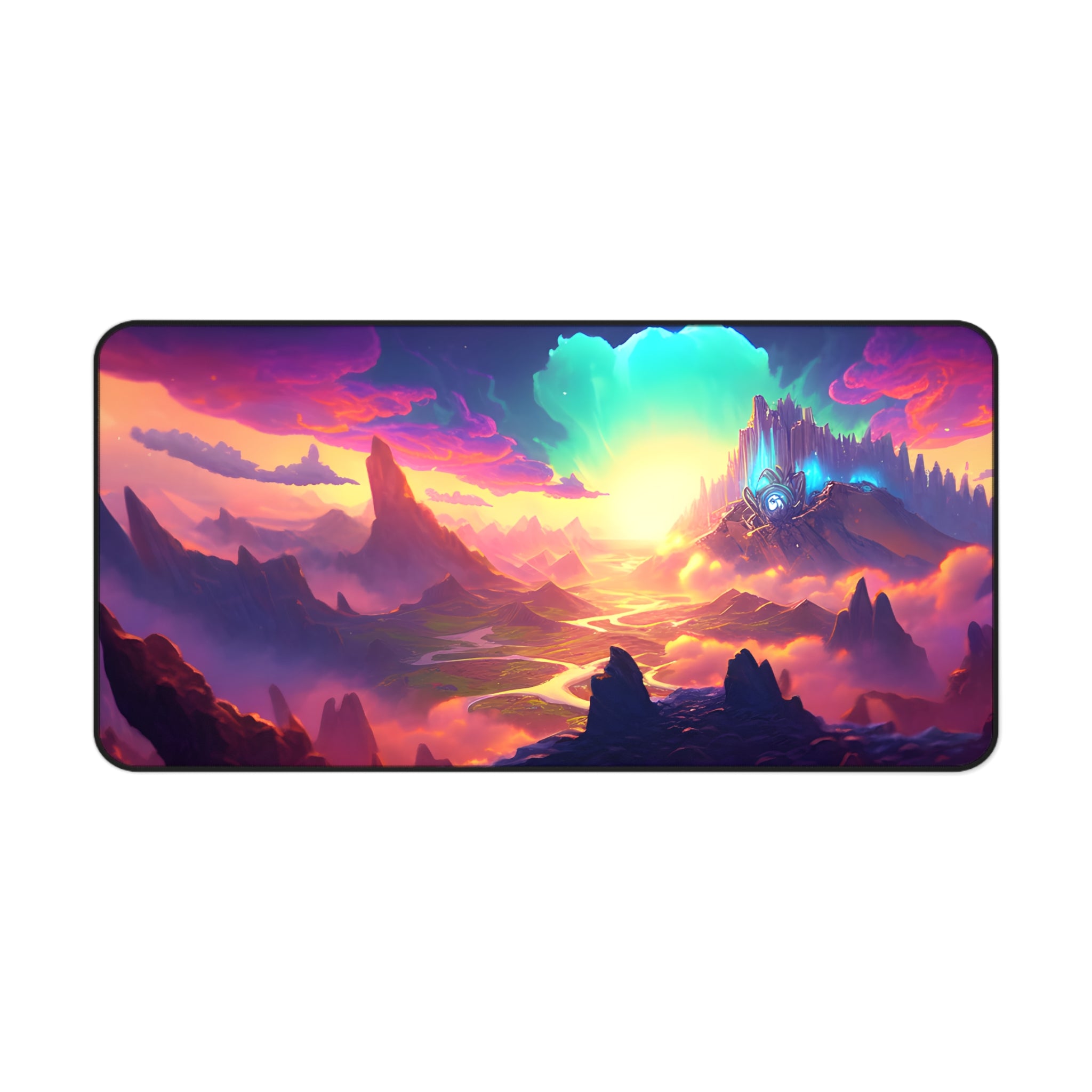 Fantasy Sunset Landscape Desk Mat