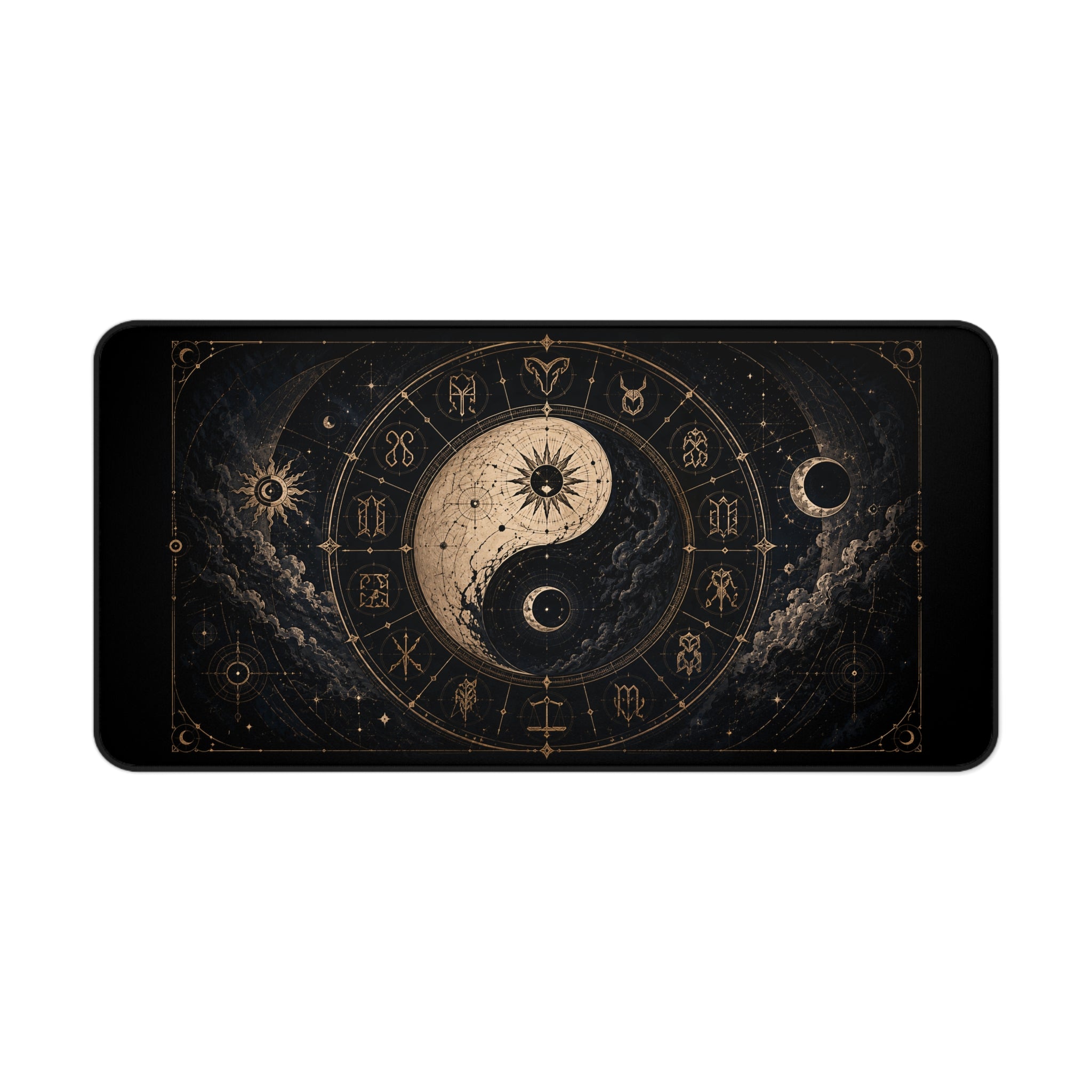 Yin Yang Zodiac Desk Mat