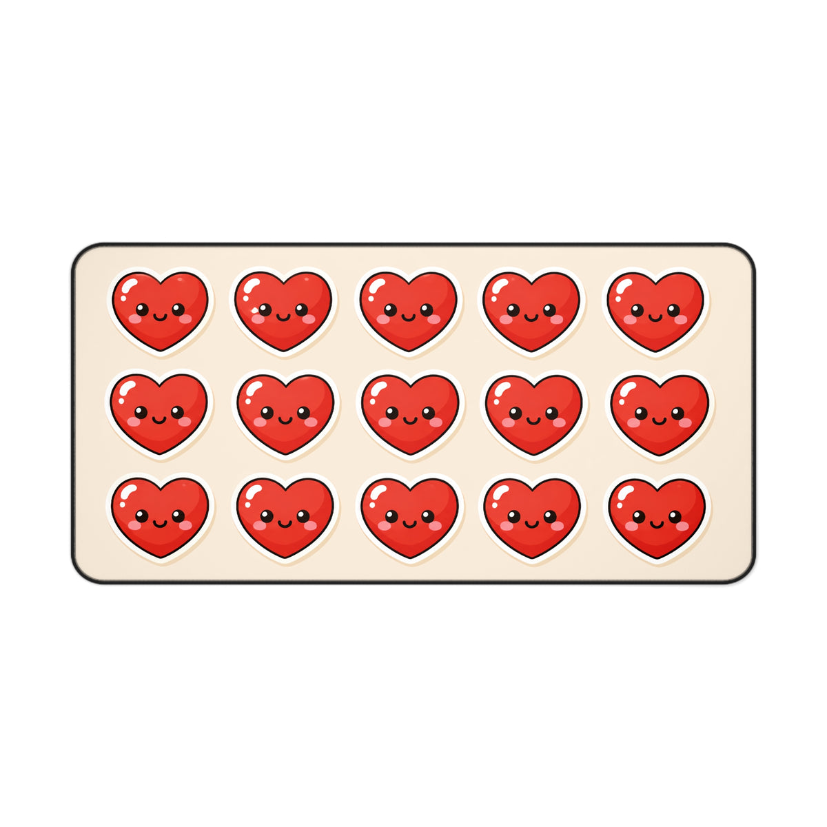 Kawaii Hearts Desk Mat