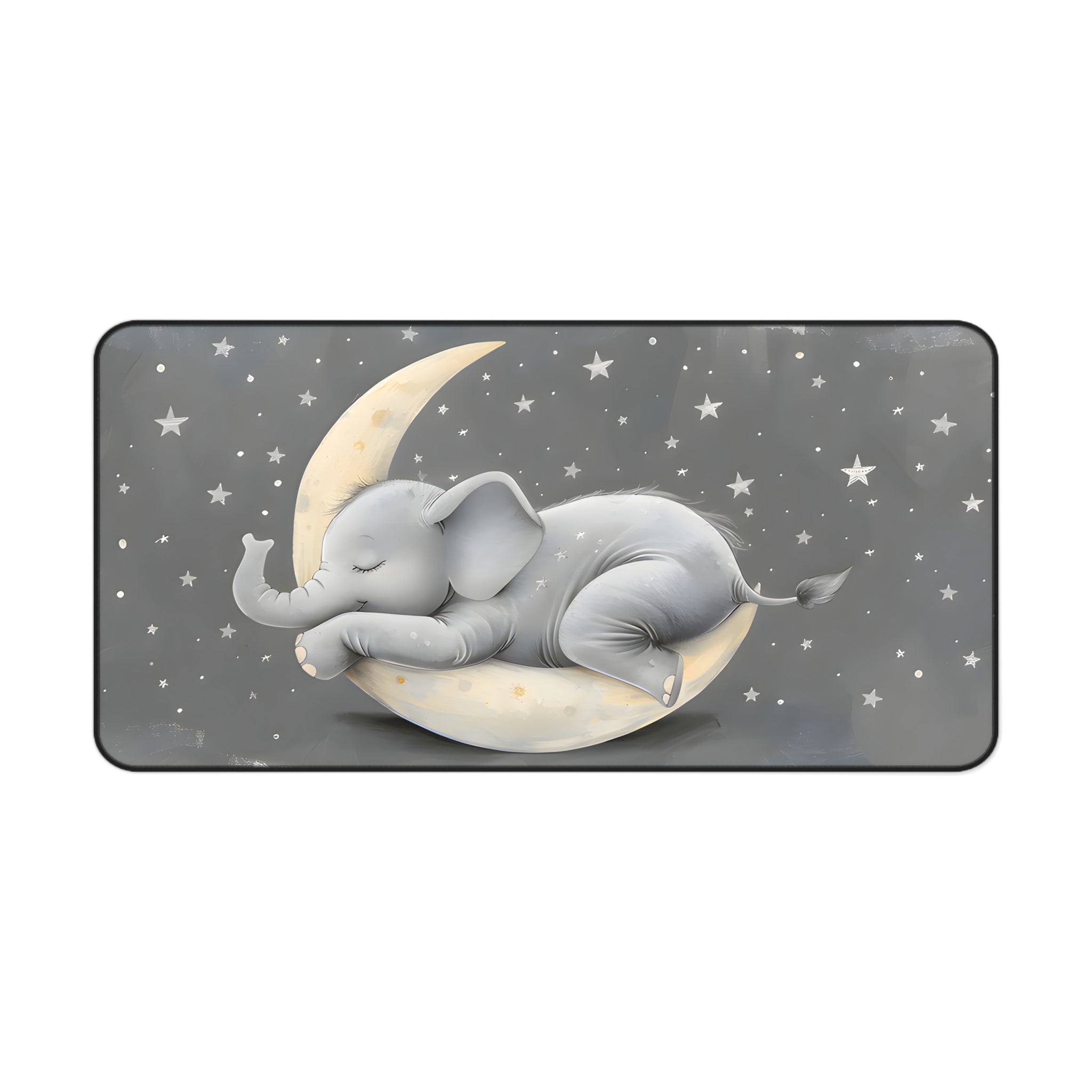 Elephant Moon Desk Mat