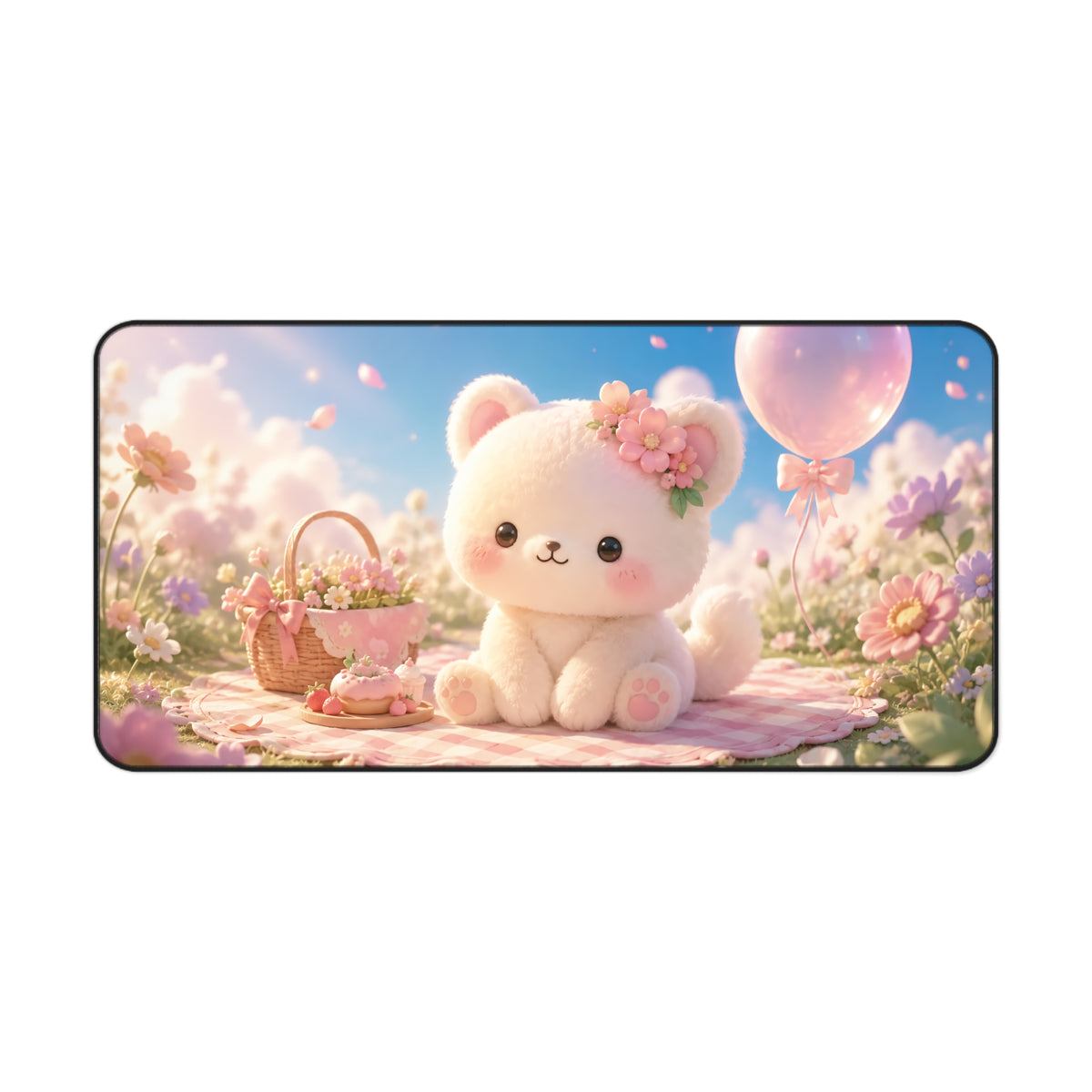 Cute Plush Puppy Desk Mat
