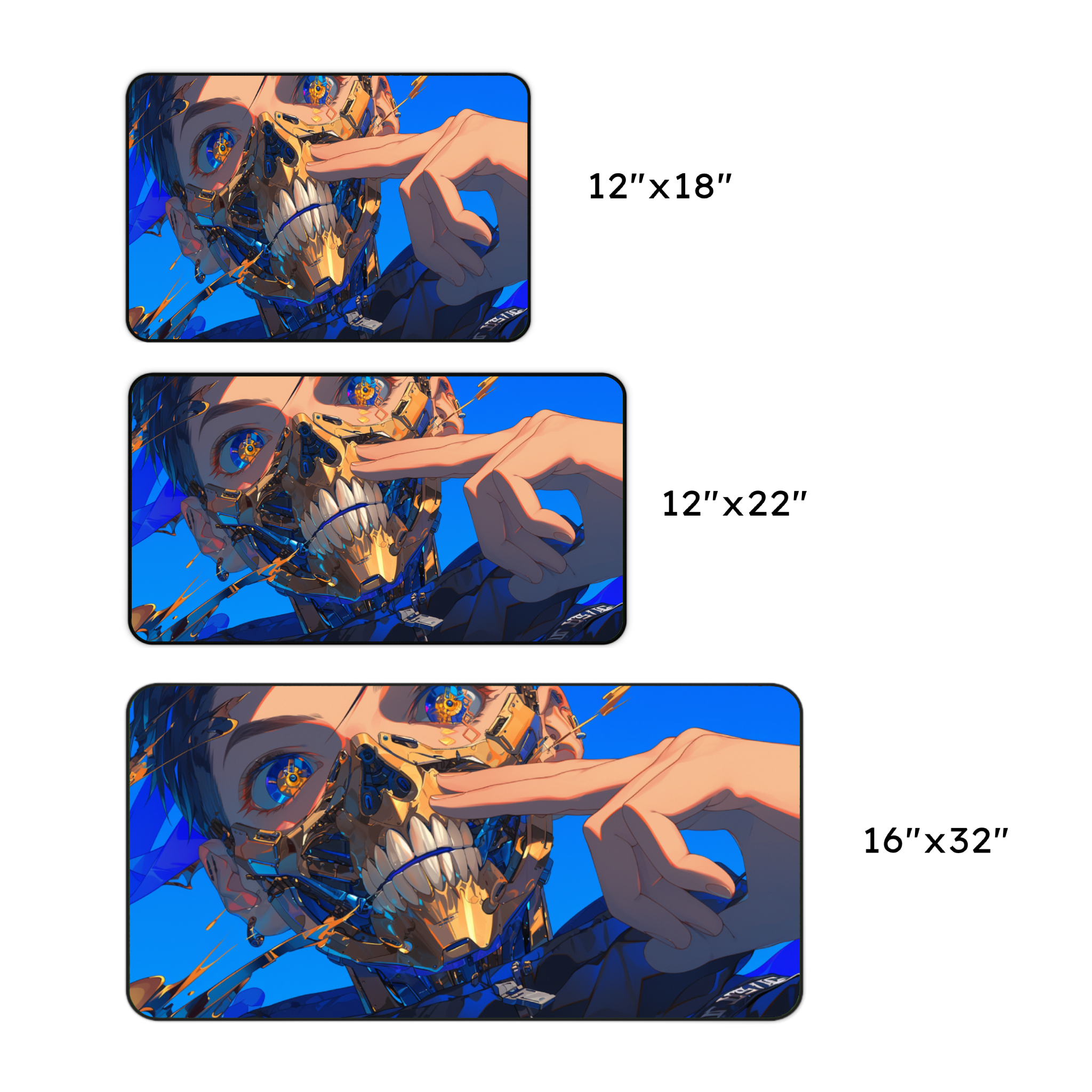 Cyborg Anime Desk Mat