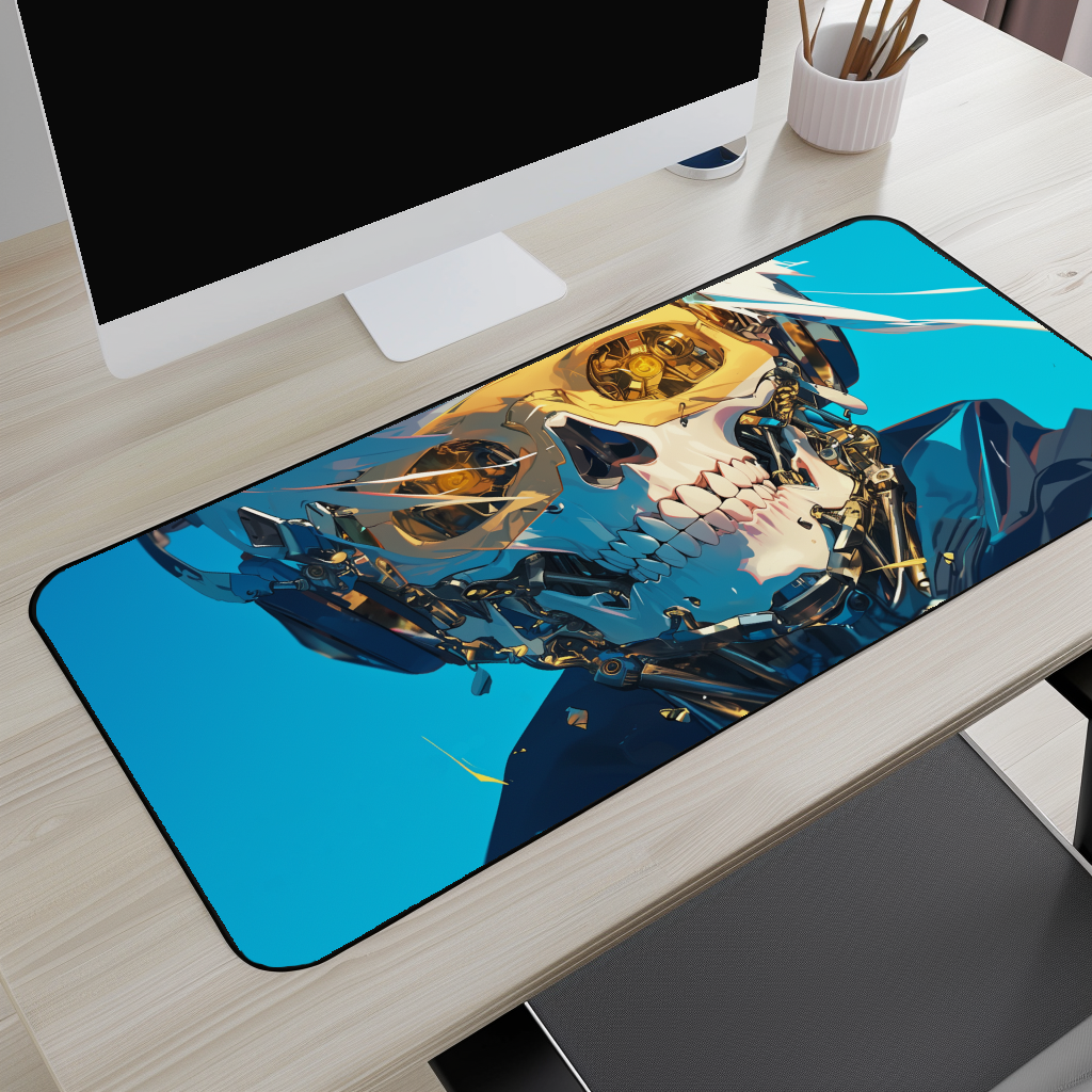 Cyber Skull Desk Mat