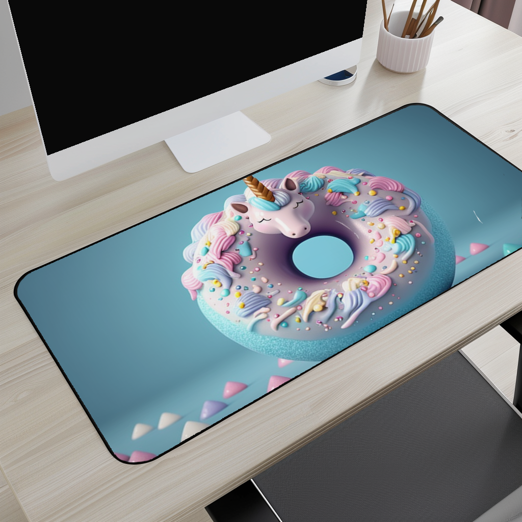 Unicorn Donut Desk Mat