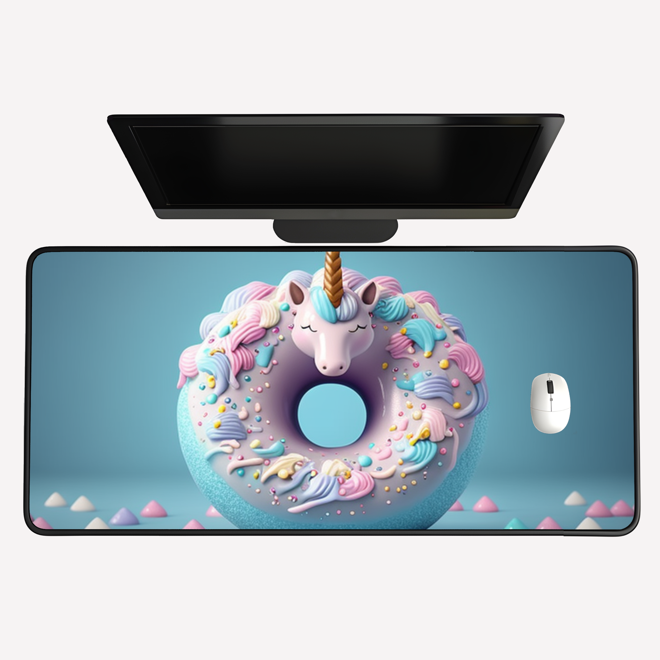 Unicorn Donut Desk Mat