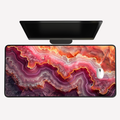 Pink Agate Desk Mat