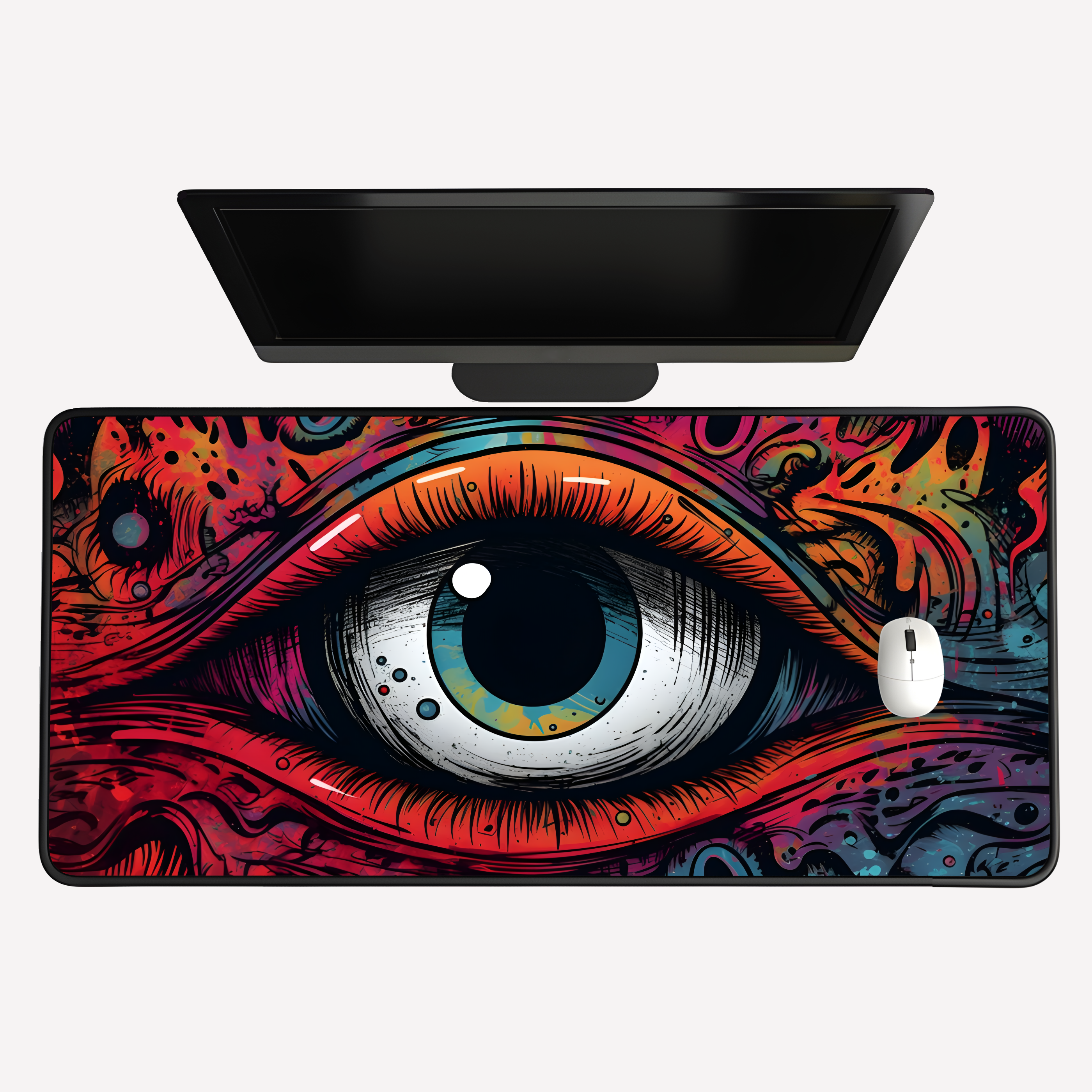 Psychedelic Eye Desk Mat