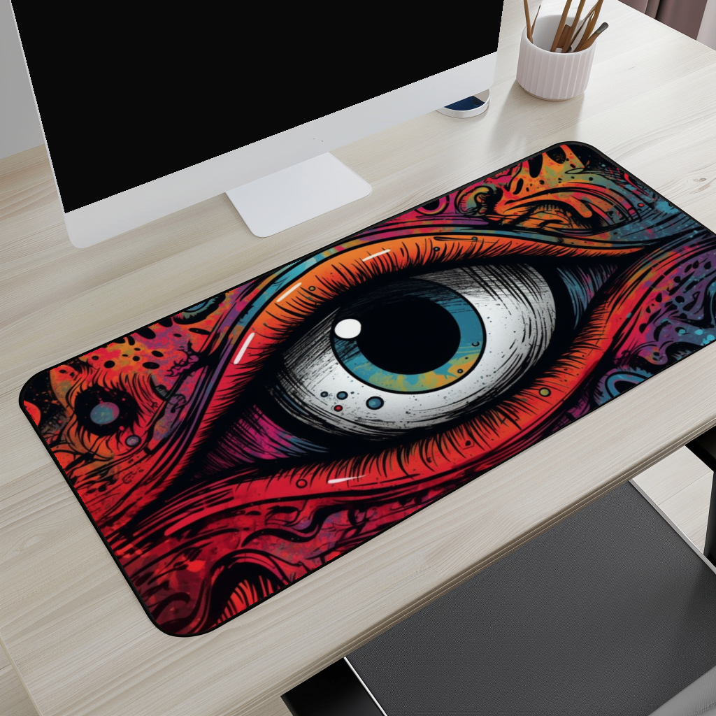 Psychedelic Eye Desk Mat