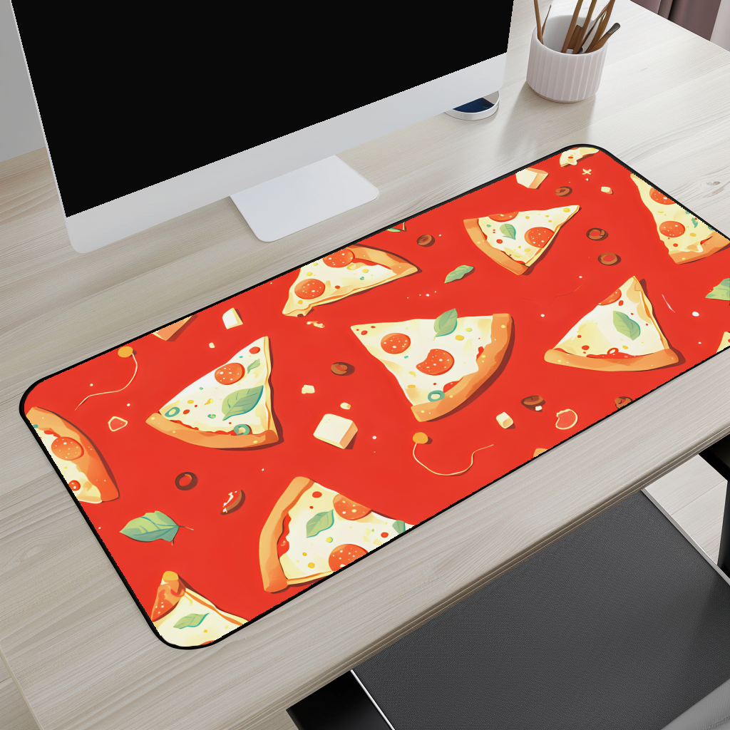 Pizza Slices Desk Mat