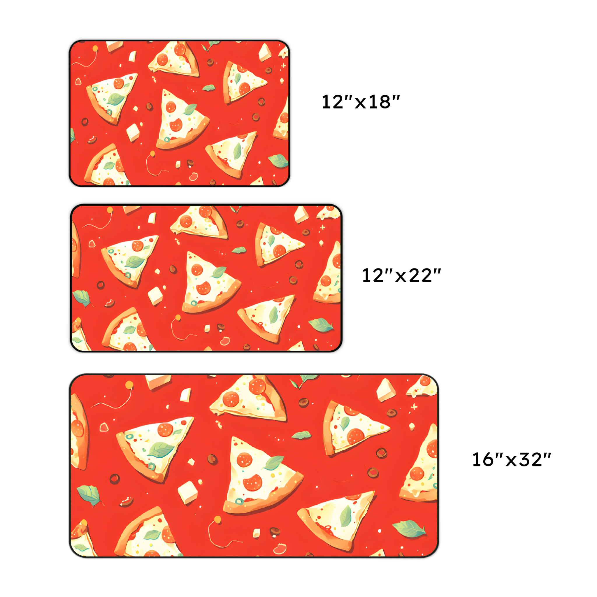 Pizza Slices Desk Mat