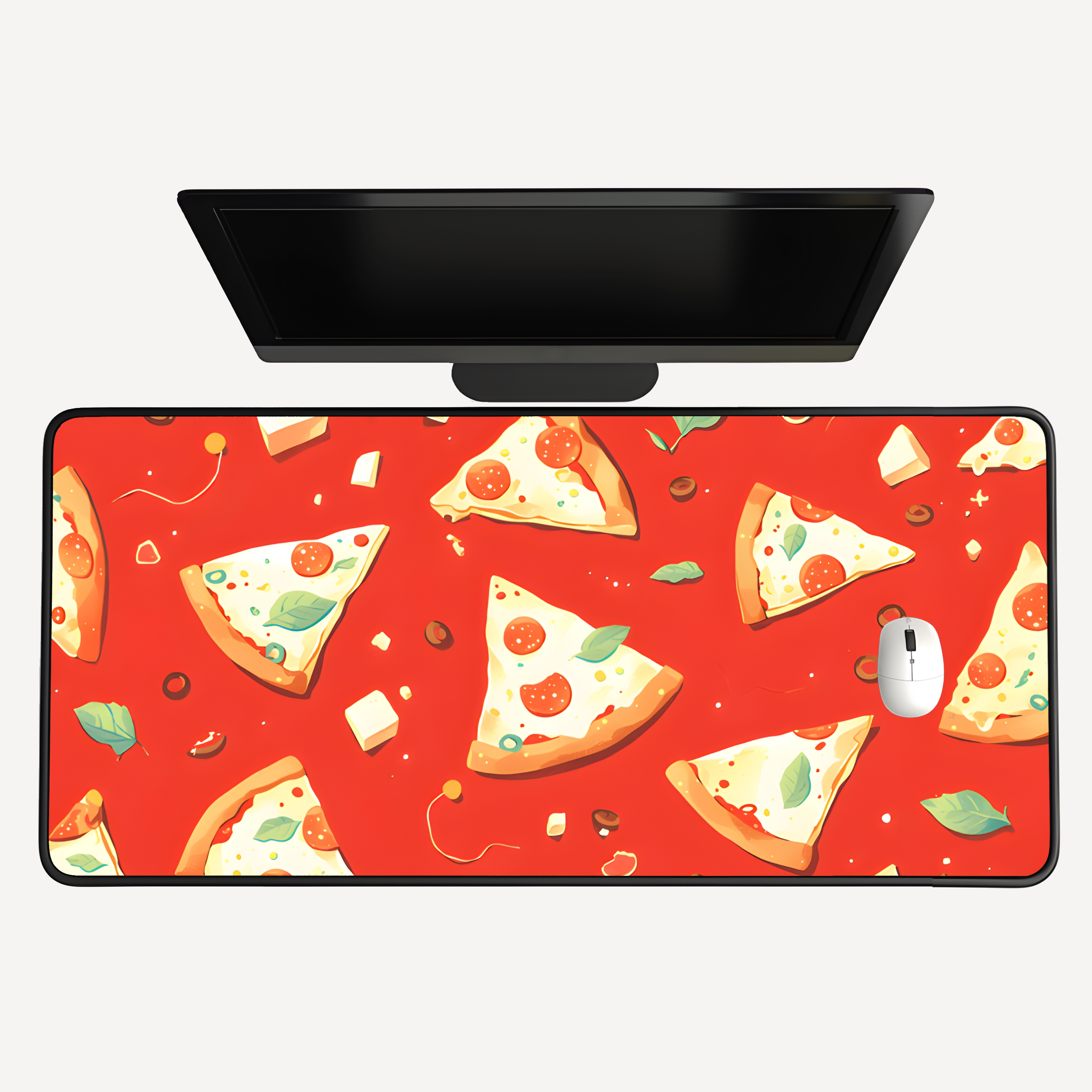 Pizza Slices Desk Mat