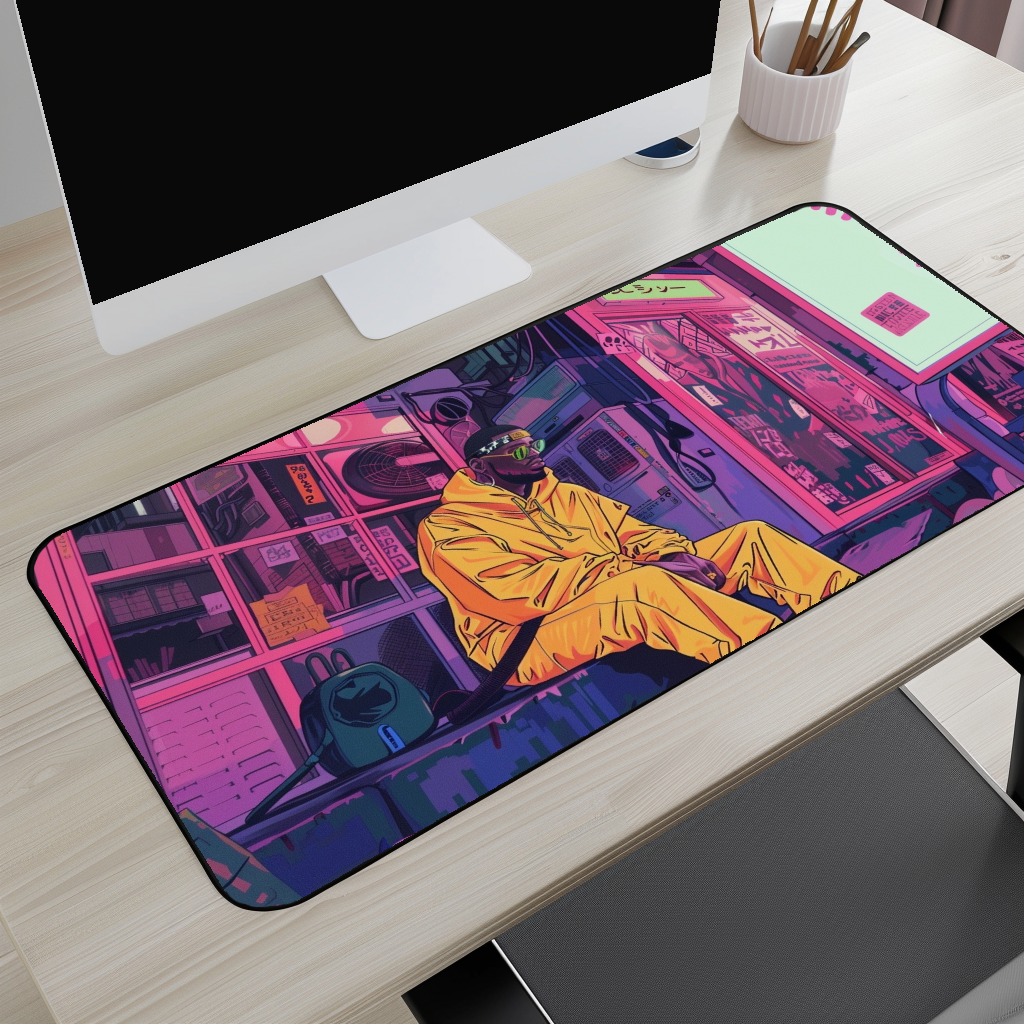 Quiet Thoughts  Desk Mat