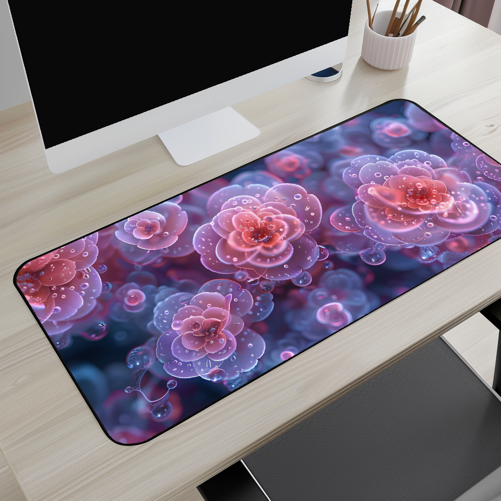 Floral Bubble Dream Desk Mat