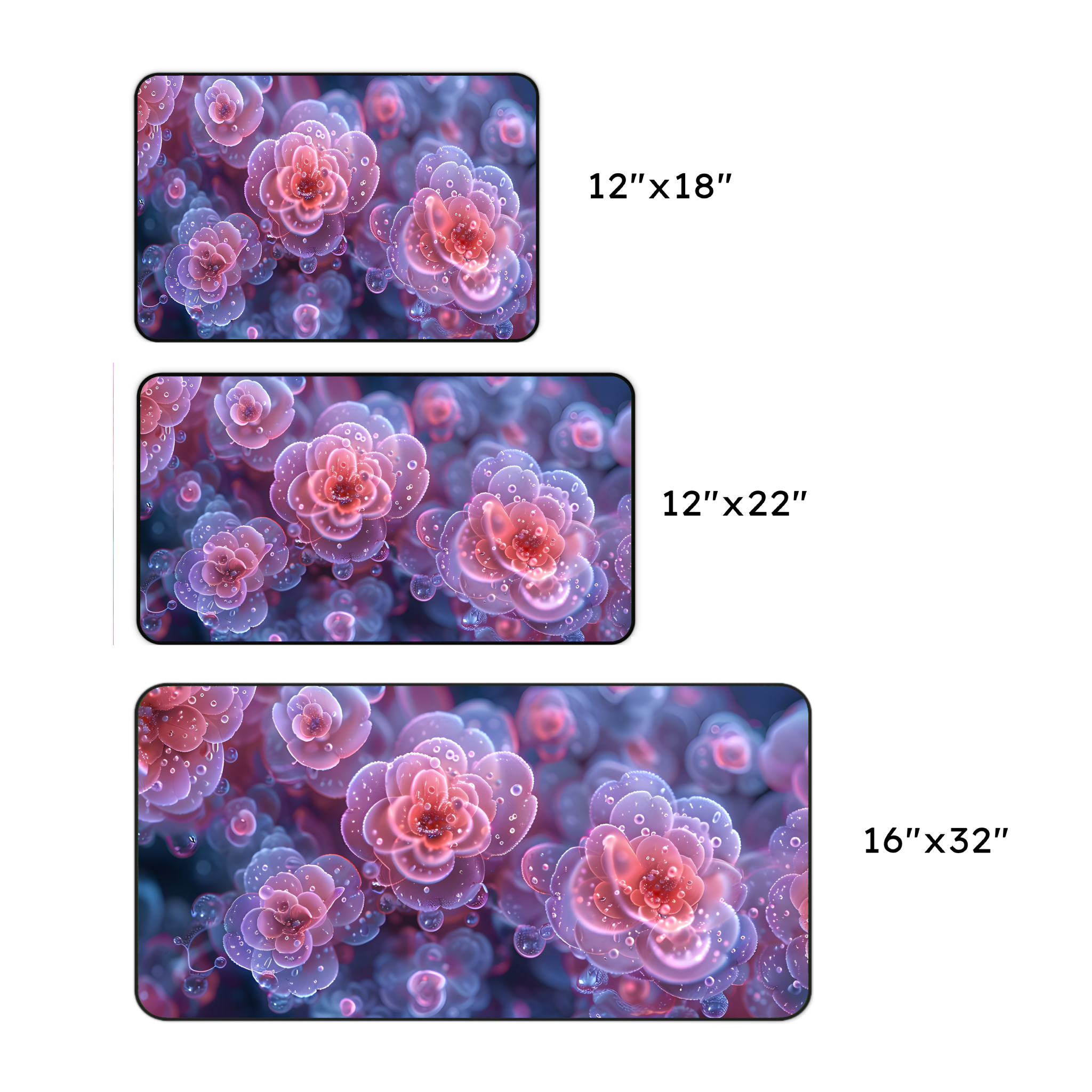 Floral Bubble Dream Desk Mat