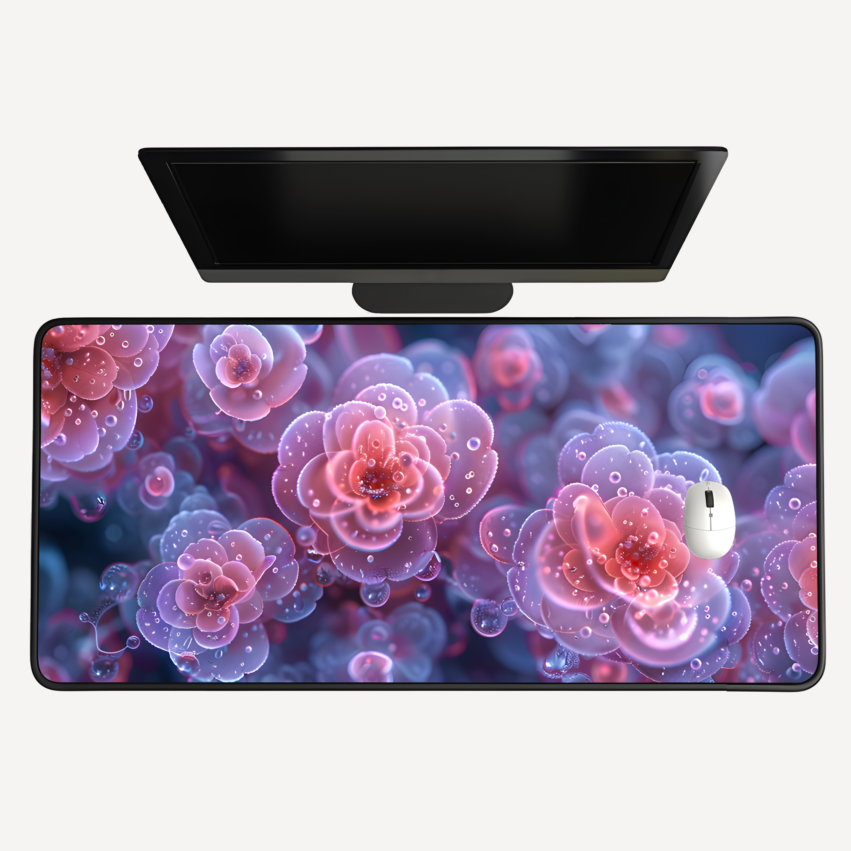 Floral Bubble Dream Desk Mat