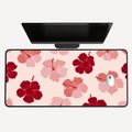 Hibiscus Floral Desk Mat