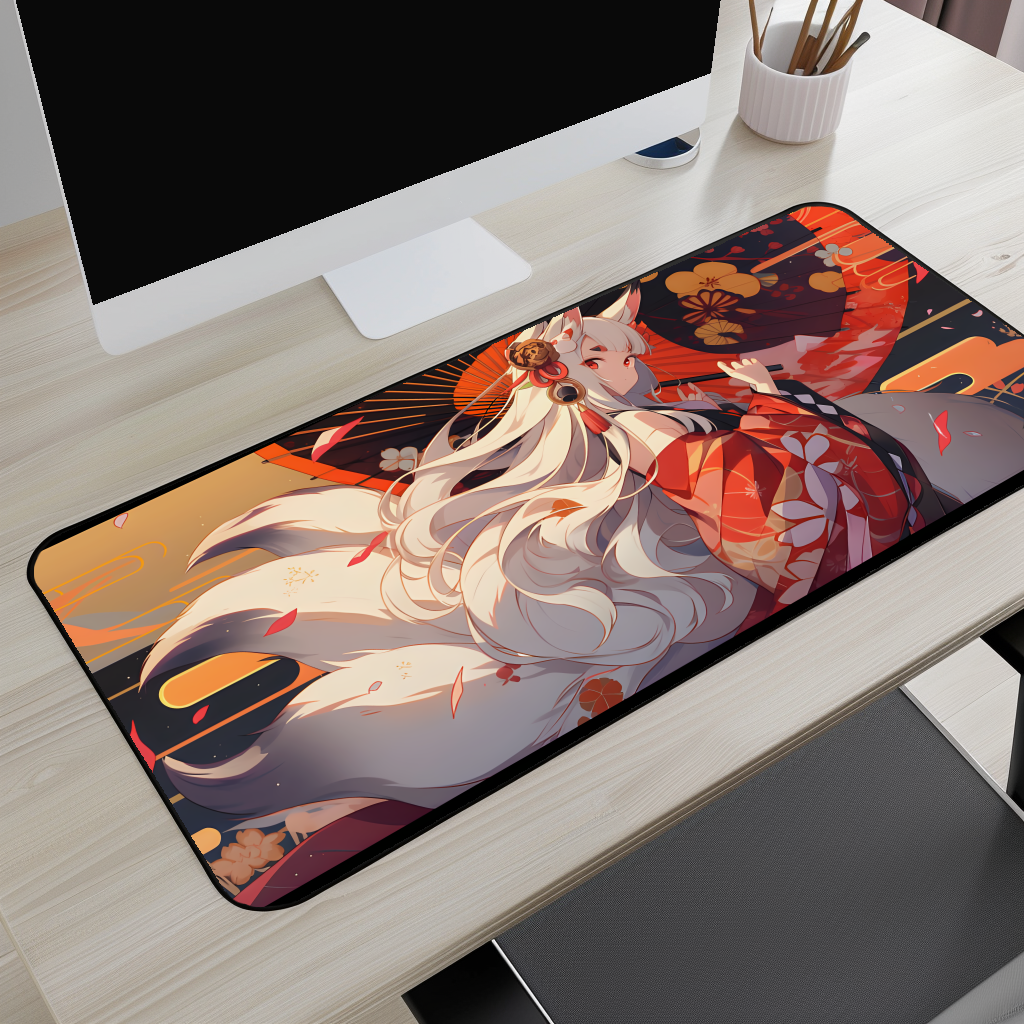 Kitsune Geisha Desk Mat