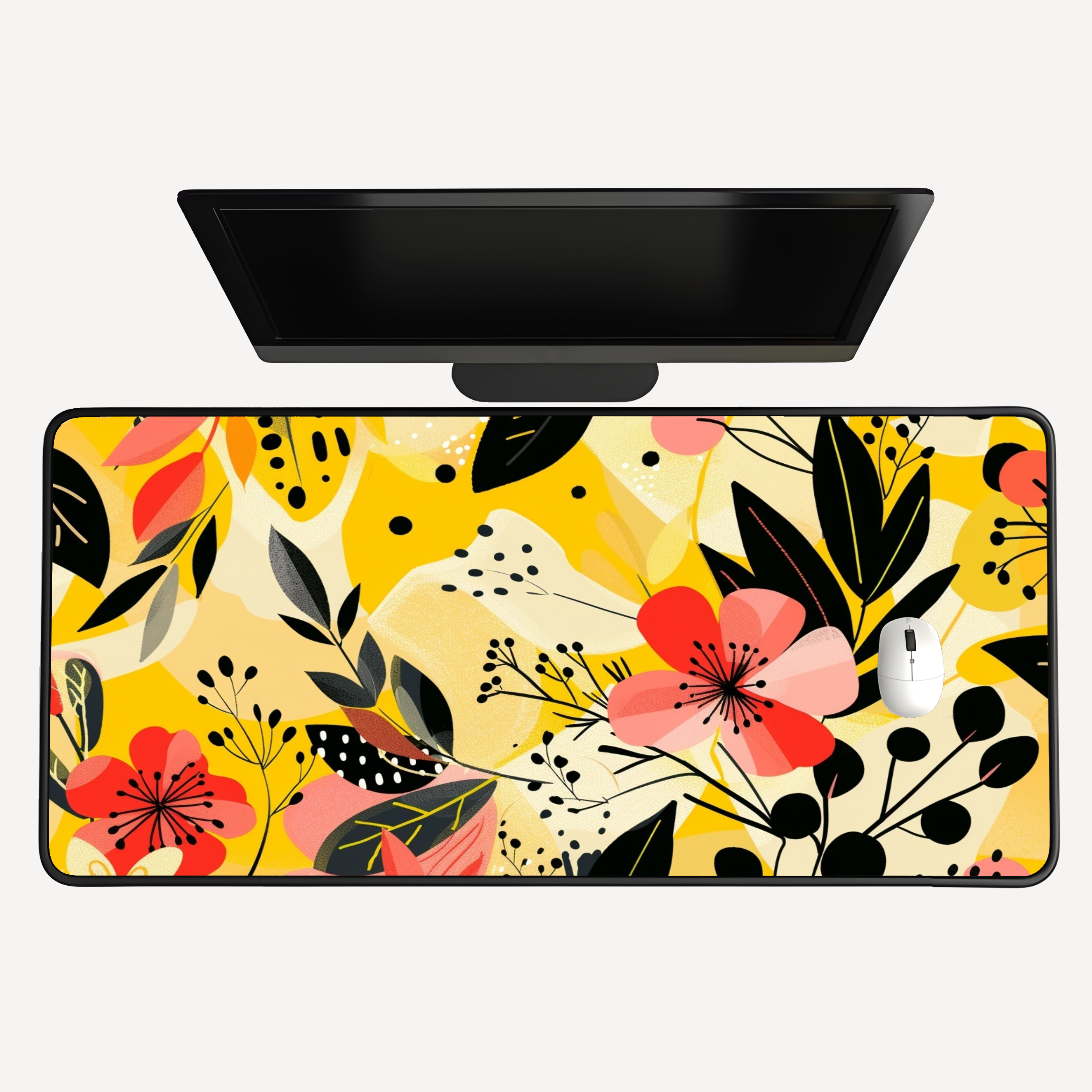 Floral Sunshine Desk Mat