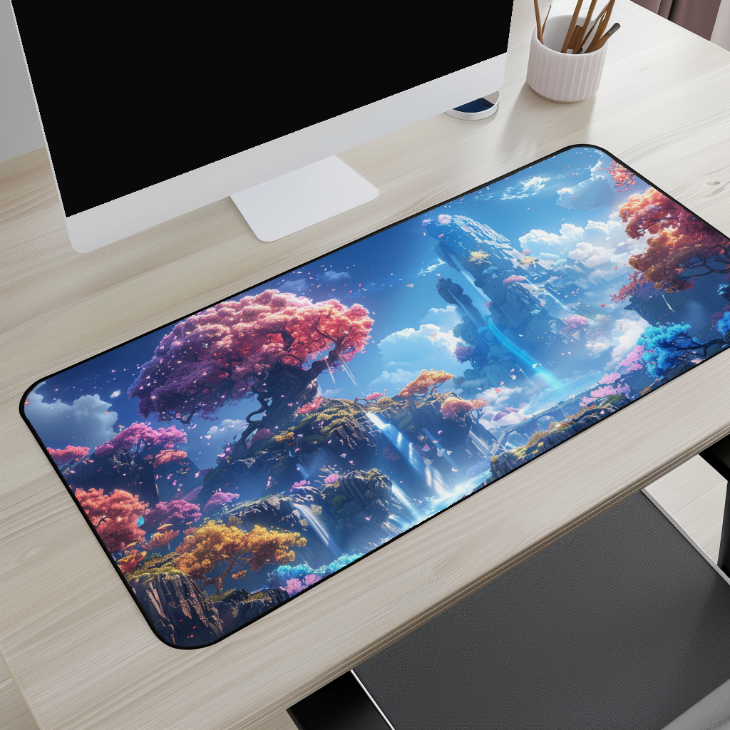 Dreamy Waterfall Desk Mat