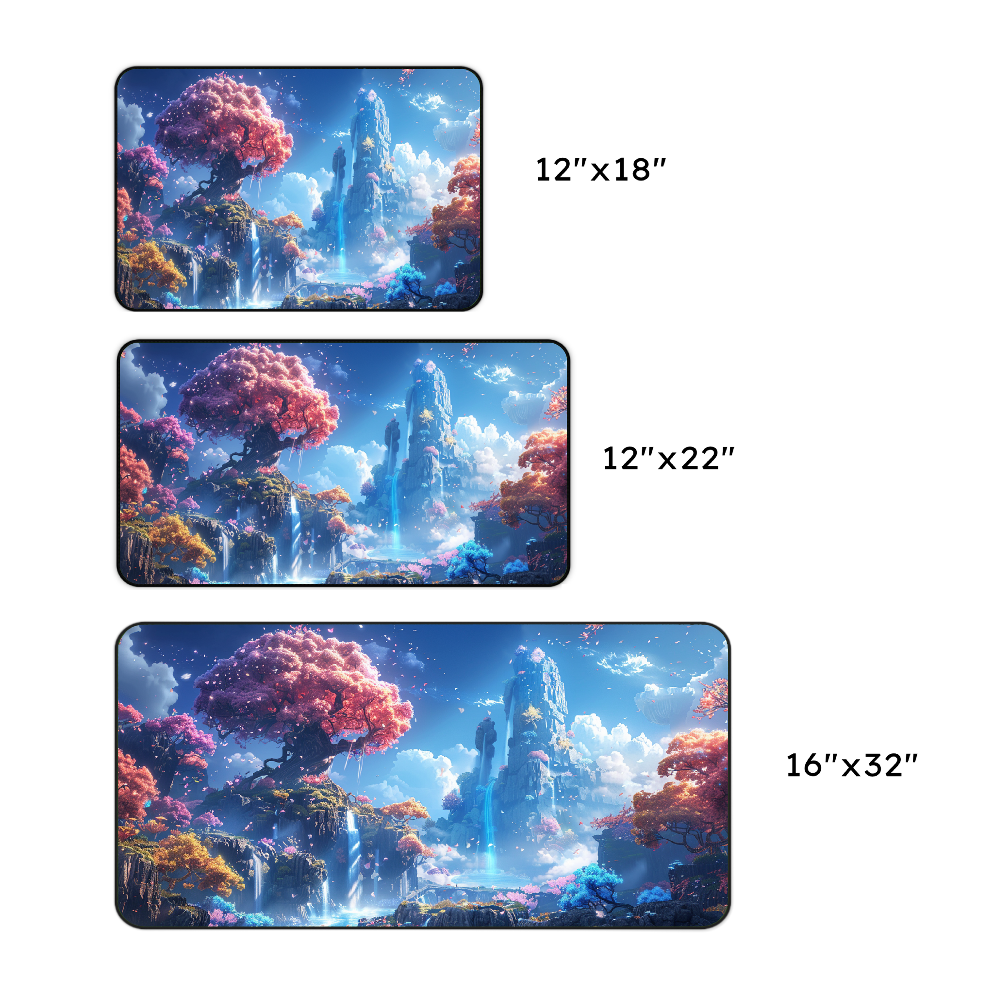 Dreamy Waterfall Desk Mat