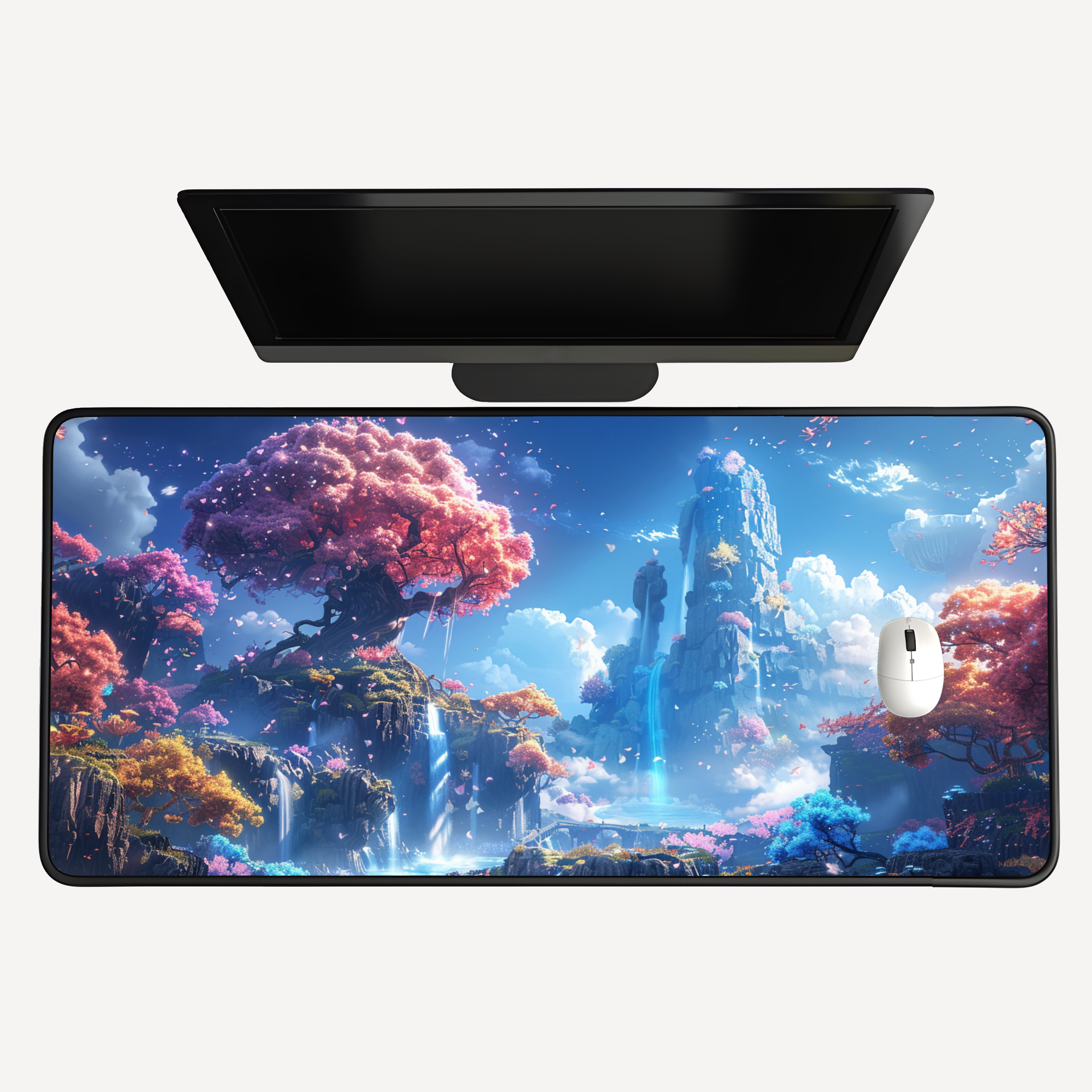Dreamy Waterfall Desk Mat