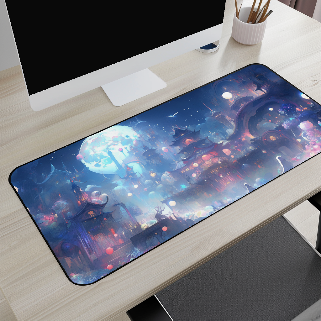 Moonlit Fantasy Desk Mat