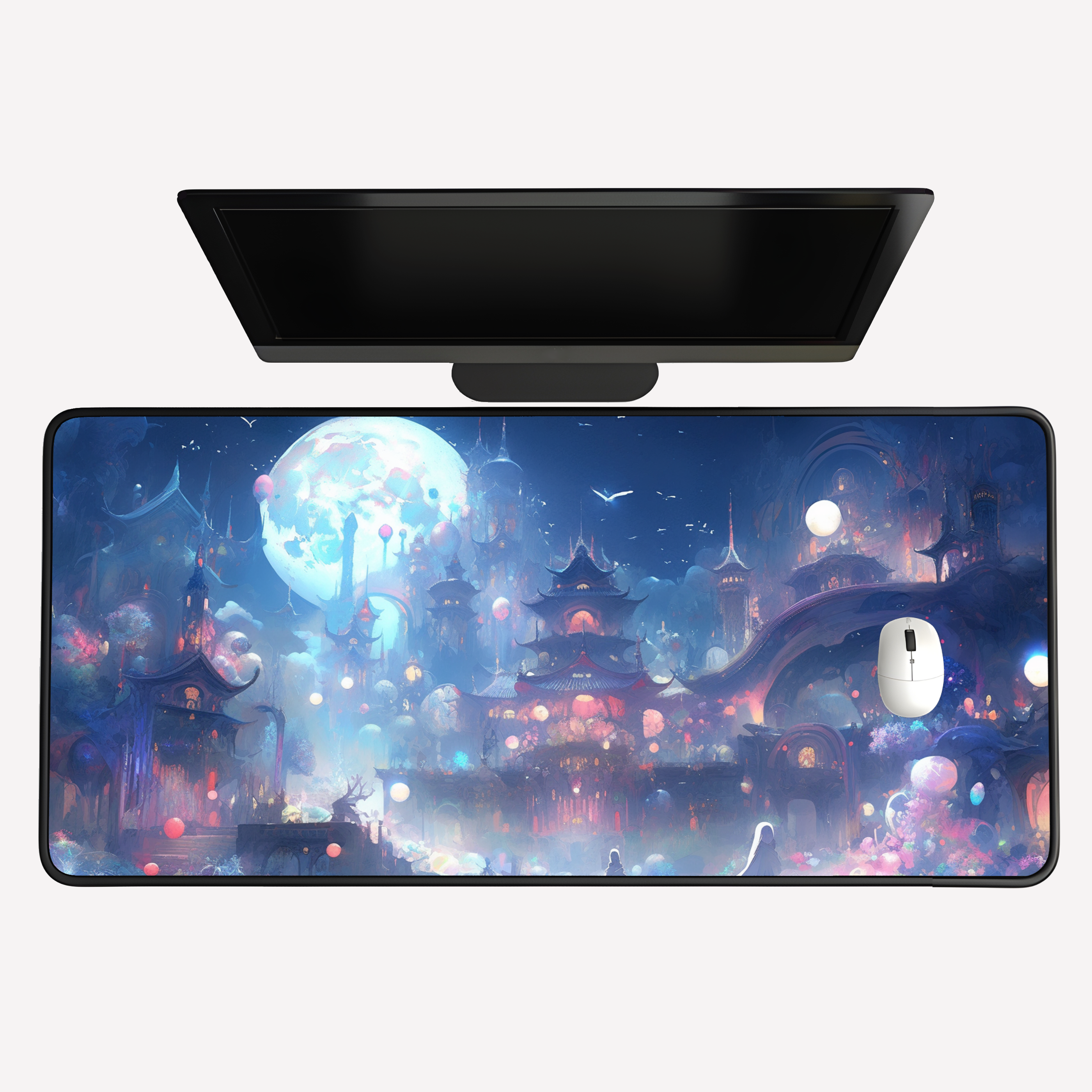 Moonlit Fantasy Desk Mat