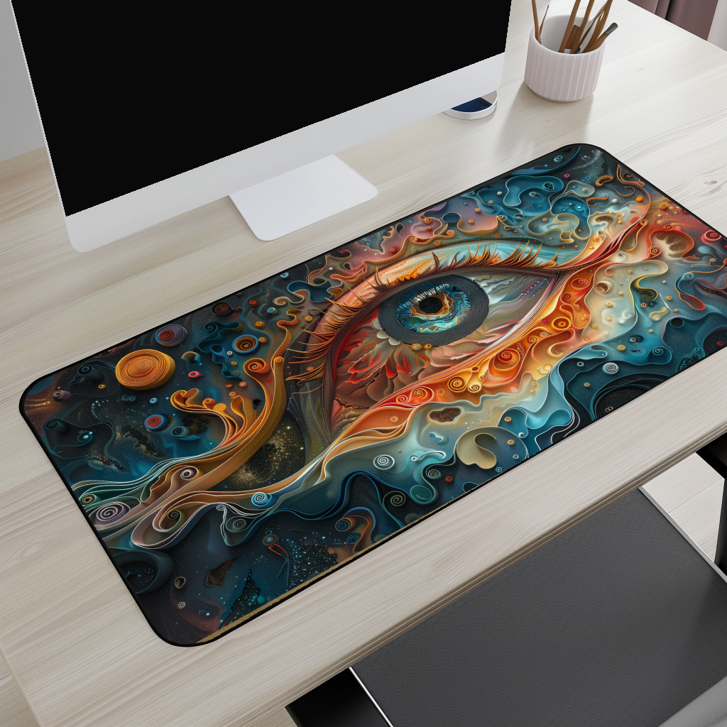 Surreal Eye Desk Mat