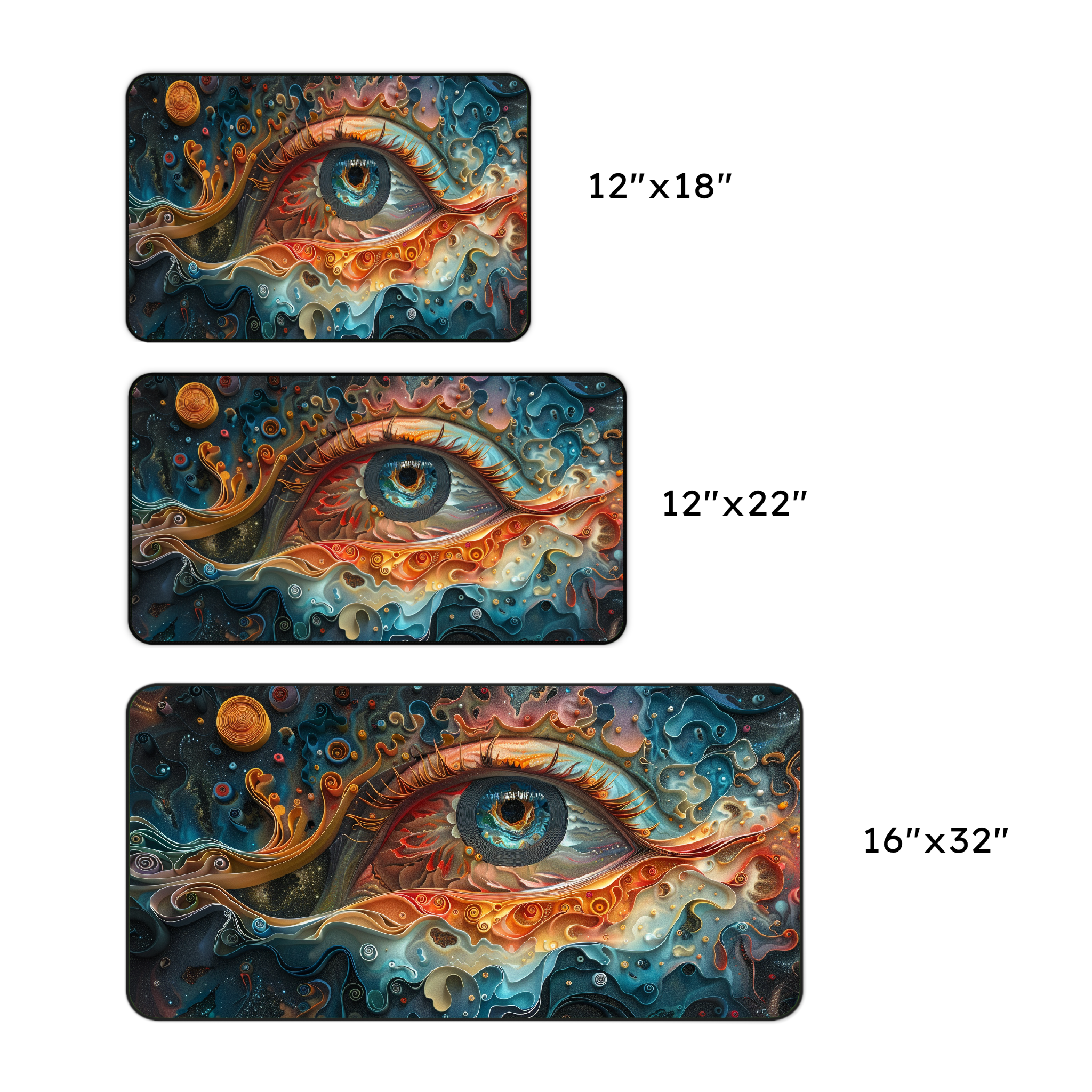 Surreal Eye Desk Mat