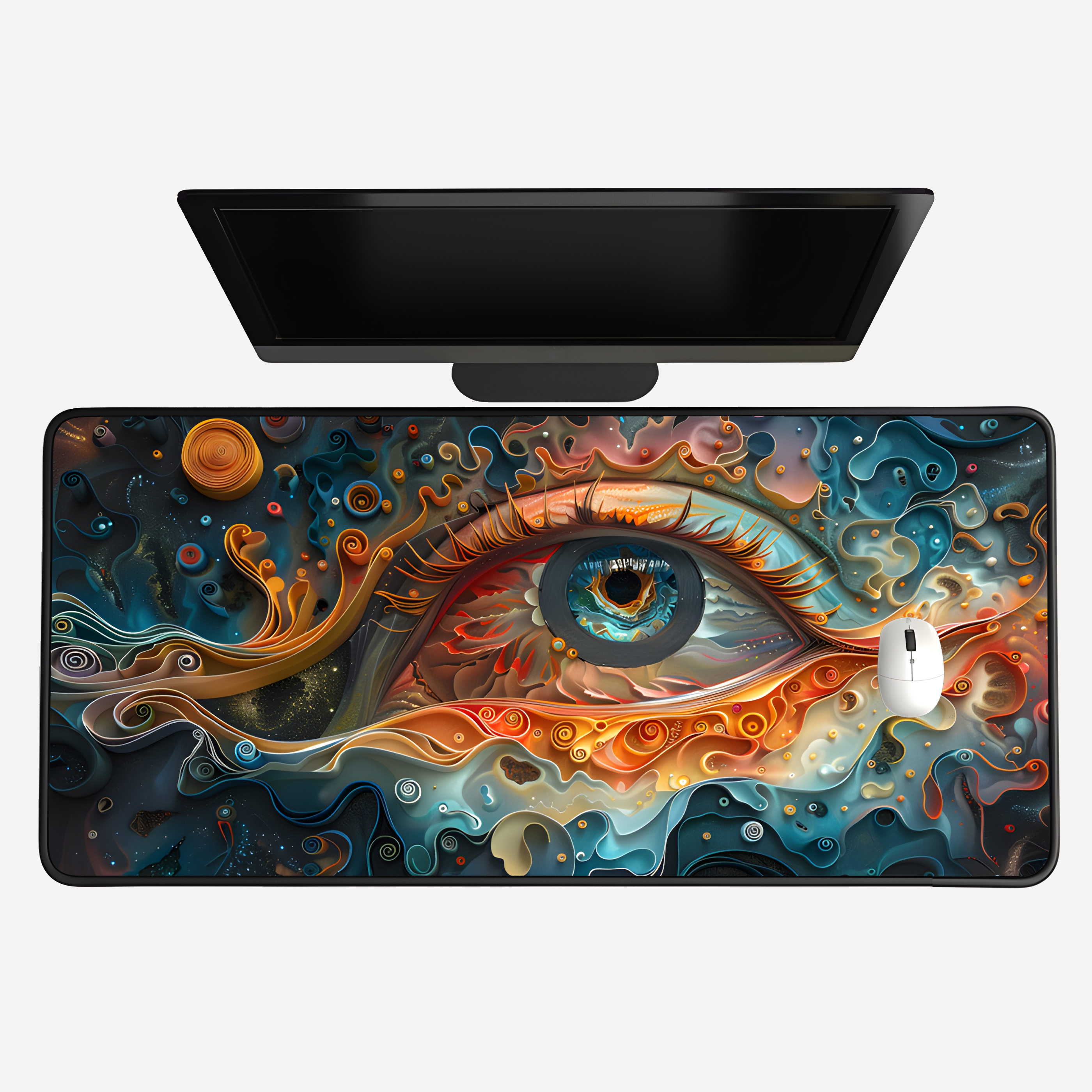 Surreal Eye Desk Mat