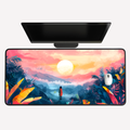 Tropical Sunset Desk Mat