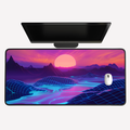 Retro  Sunset Desk Mat