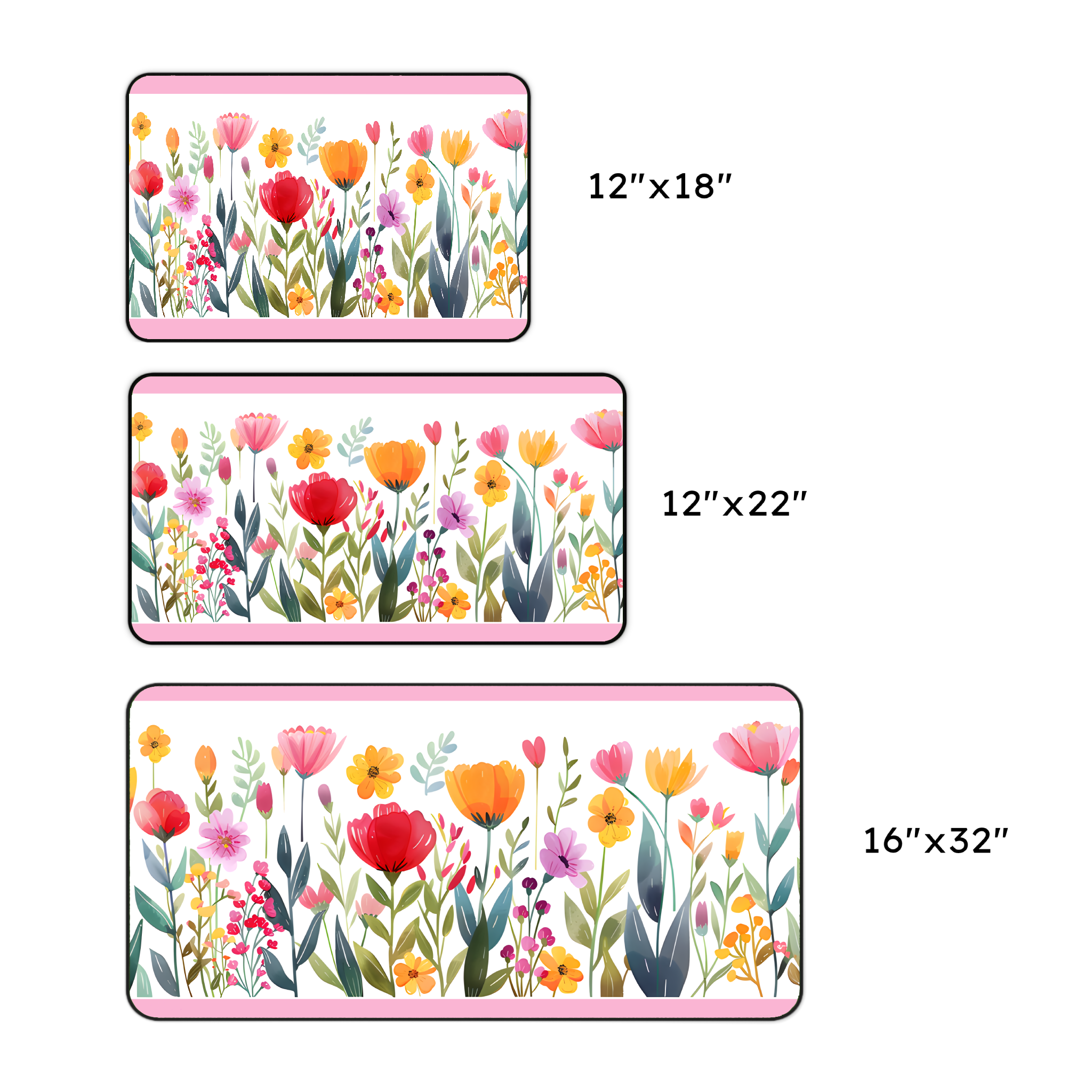 Floral Spring Desk Mat