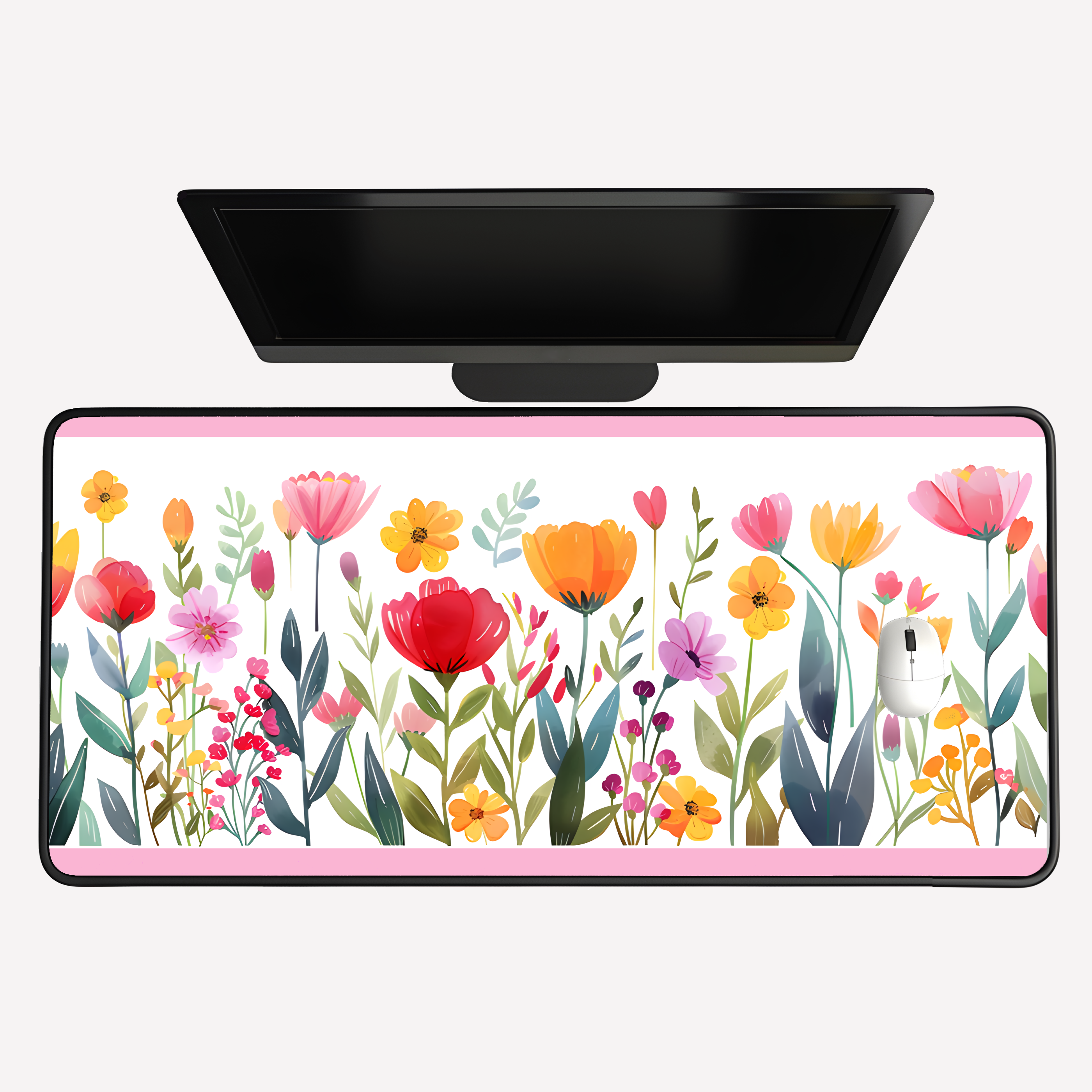 Floral Spring Desk Mat