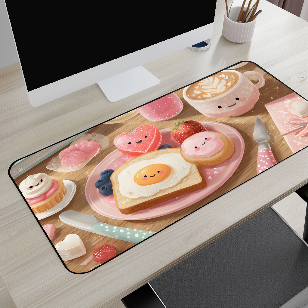 Kawaii Breakfast Desk Mat