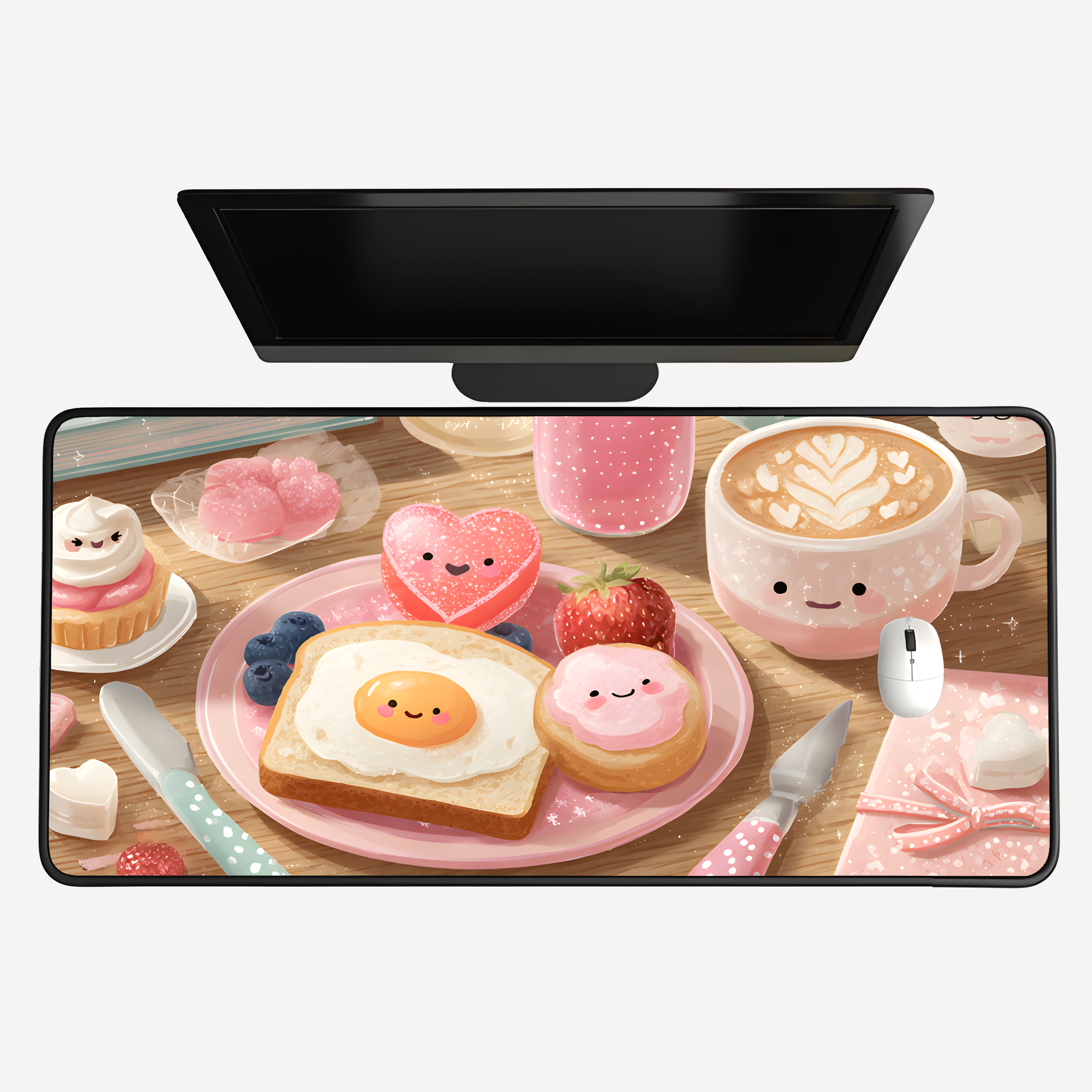 Kawaii Breakfast Desk Mat