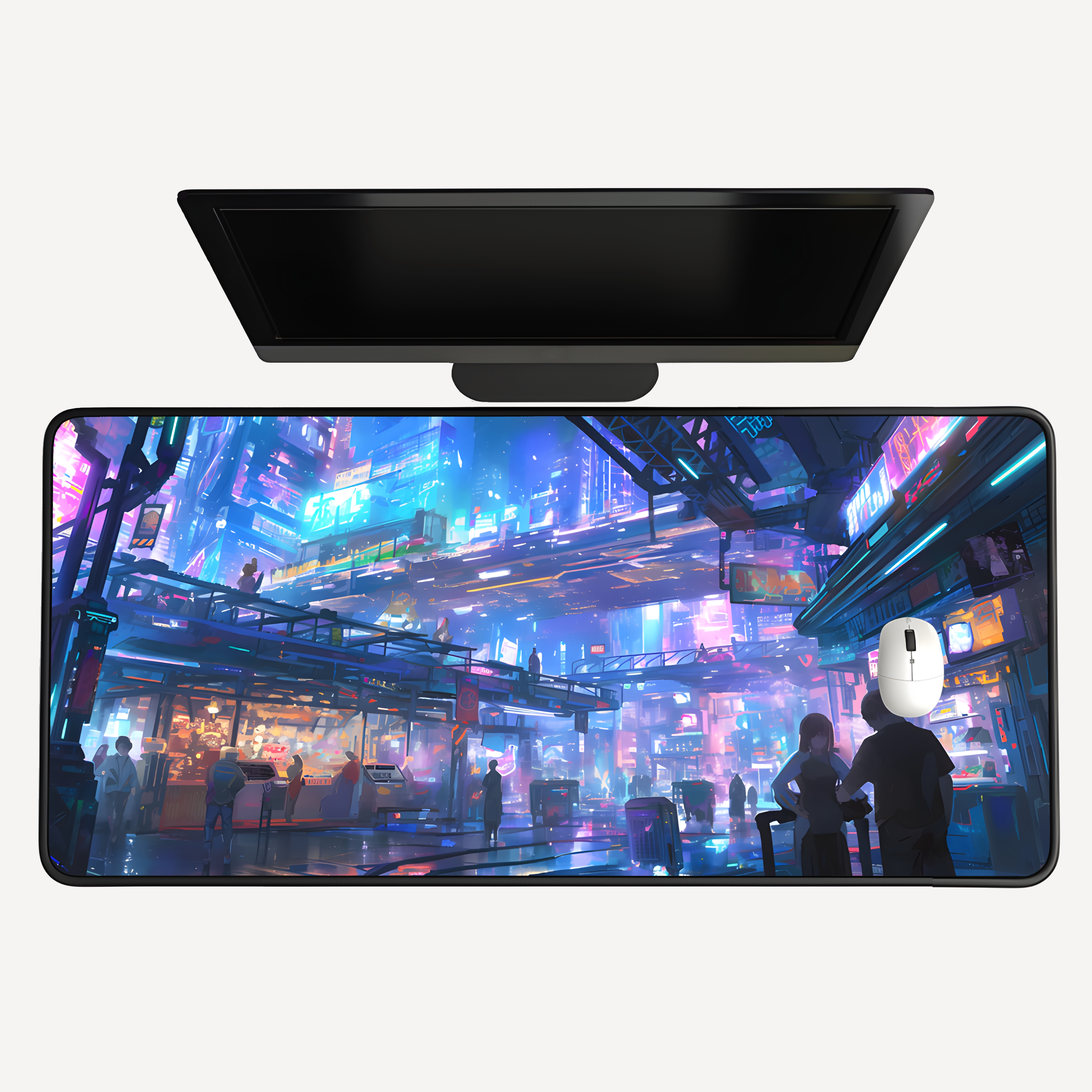 Cybercity Neon Desk Mat